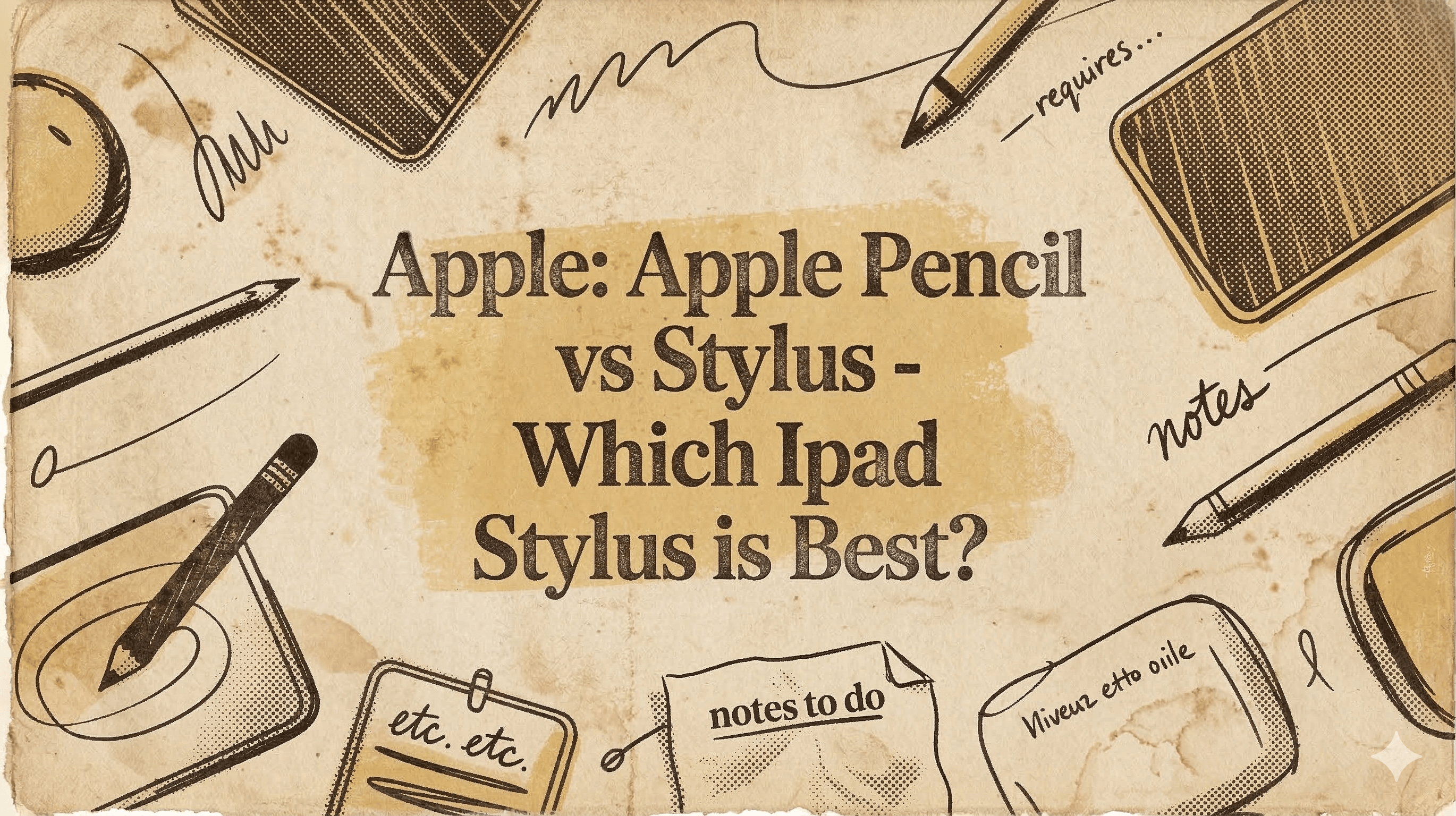 Apple Pencil vs. Stylus: The Ultimate Guide to Making Your iPad Even Better