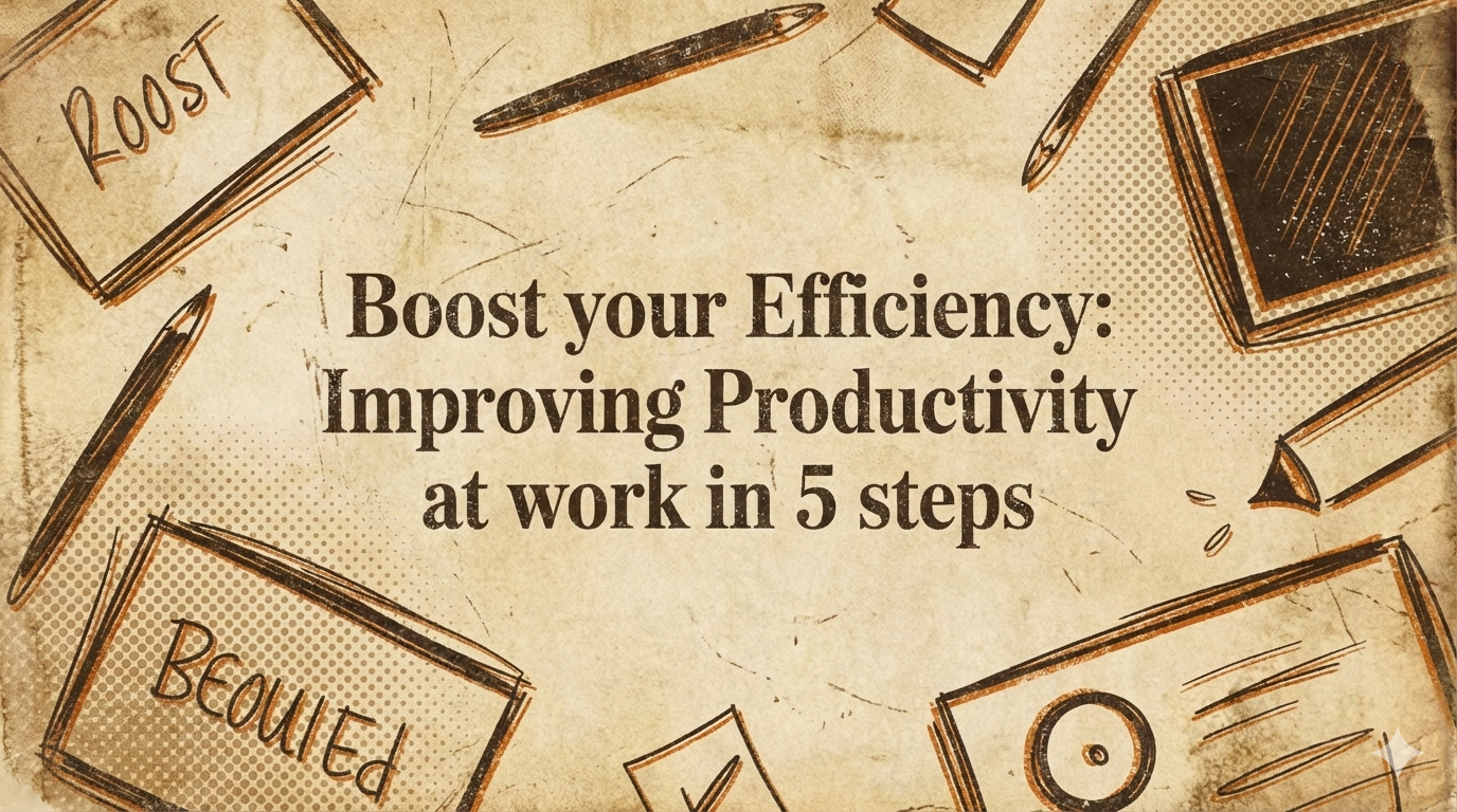 boost your efficiency: Improving productivity at work in 5 steps