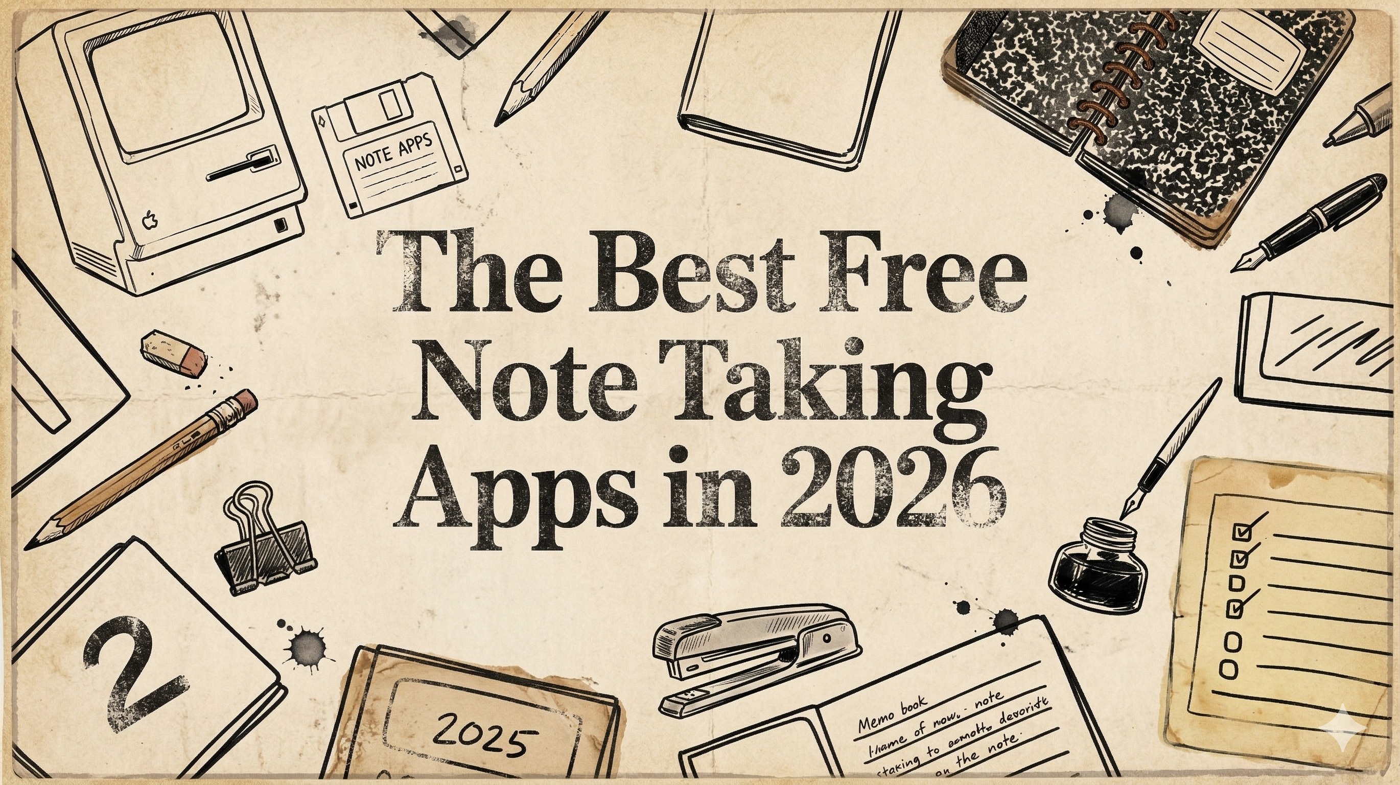 The Best Free Note Taking Apps in 2026