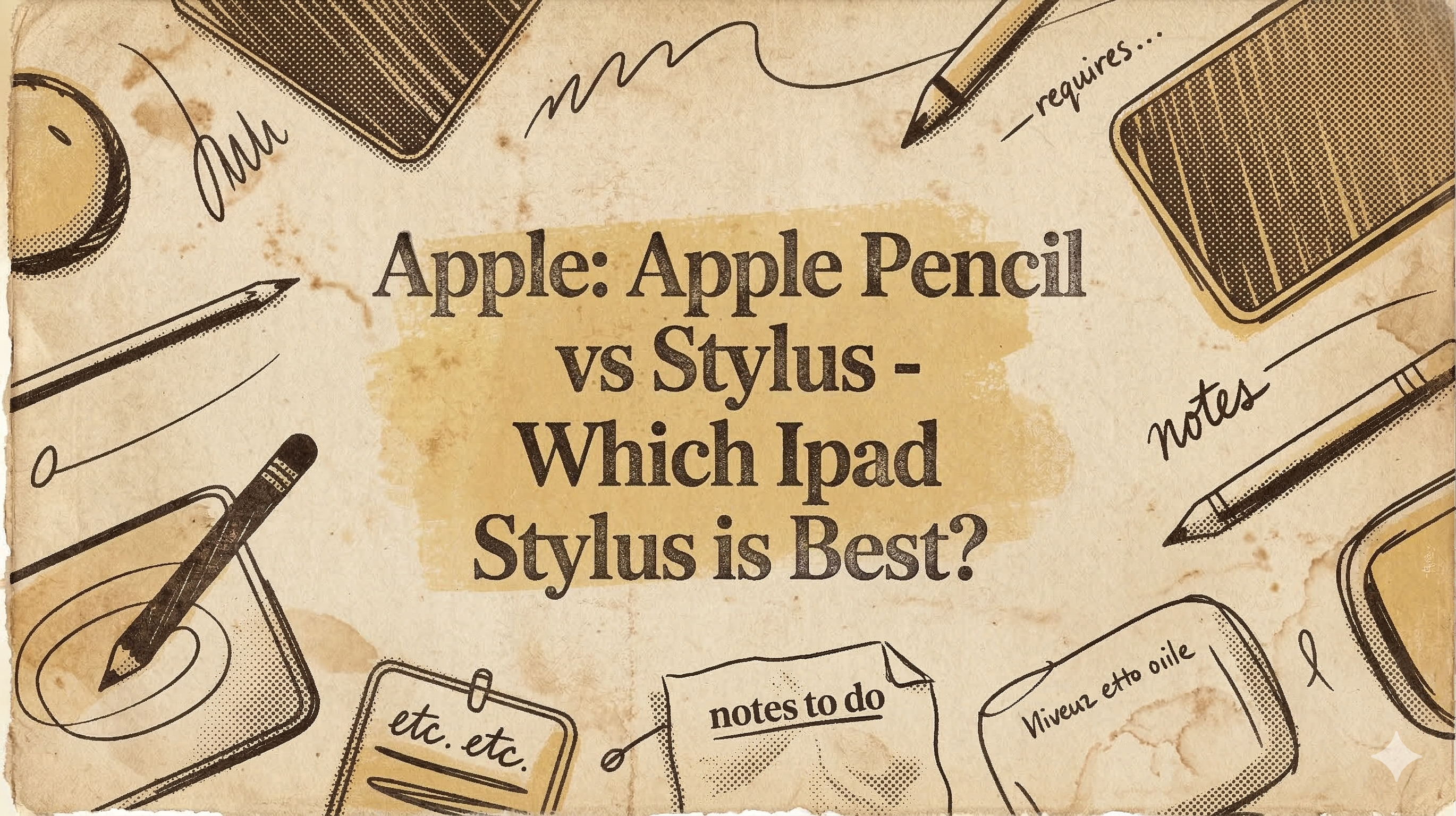 Apple Pencil vs. Stylus: The Ultimate Guide to Making Your iPad Even Better