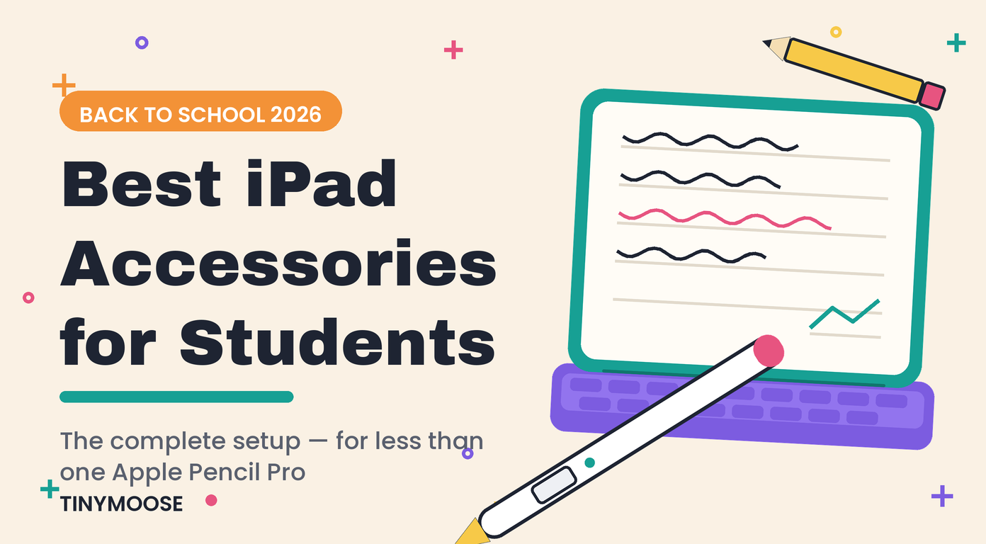Bästa iPad-tillbehören för studenter 2026: Studera smart