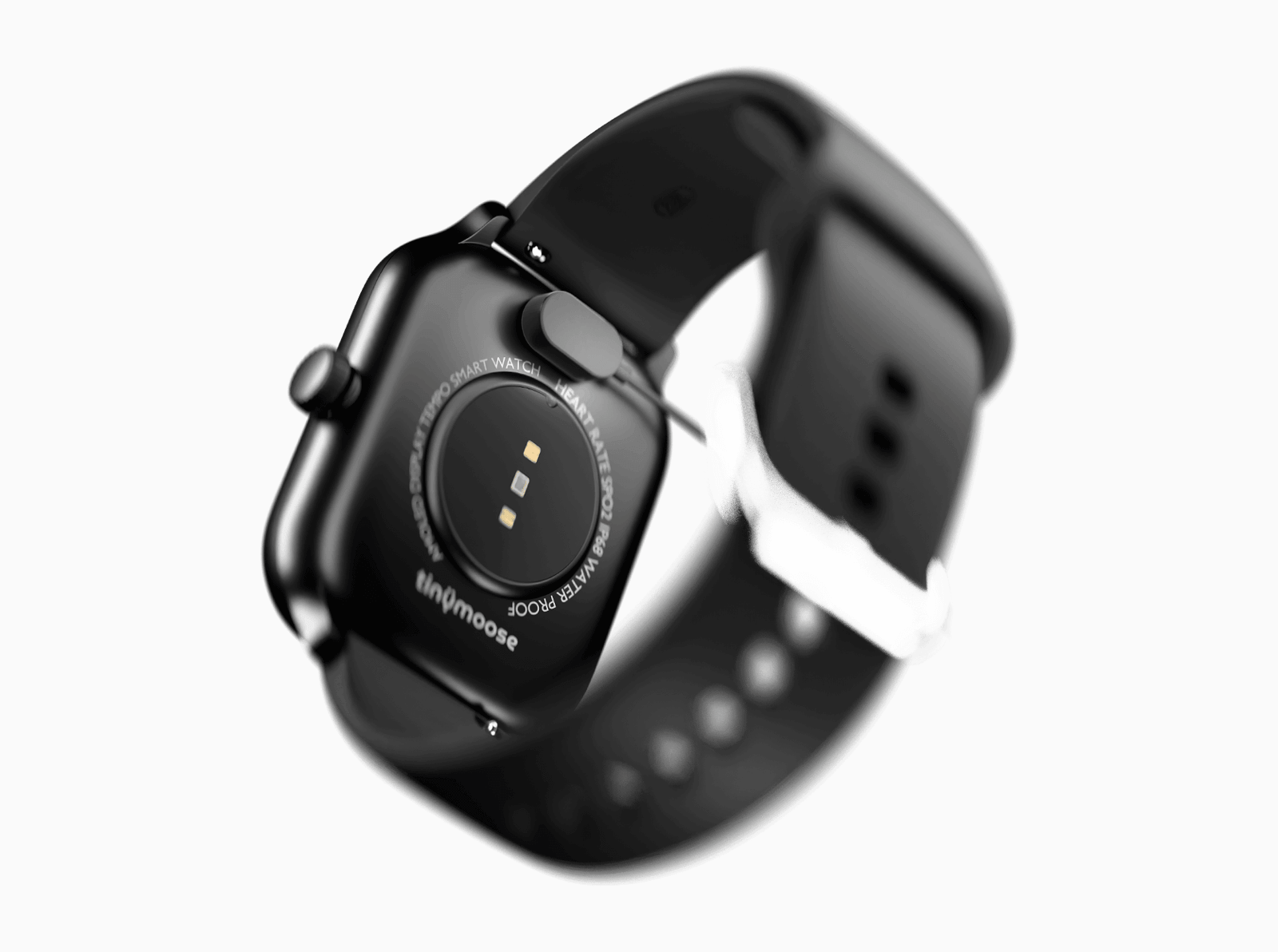 Tinymoose Tempo Smartwatch – AMOLED display, 15-day battery, GPS, heart rate & SpO2, Bluetooth calls. | ساعة تاينيموس تيمبو – شاشة AMOLED، بطارية 15 يوم، GPS، نبض وأوكسجين، مكالمات بلوتوث.