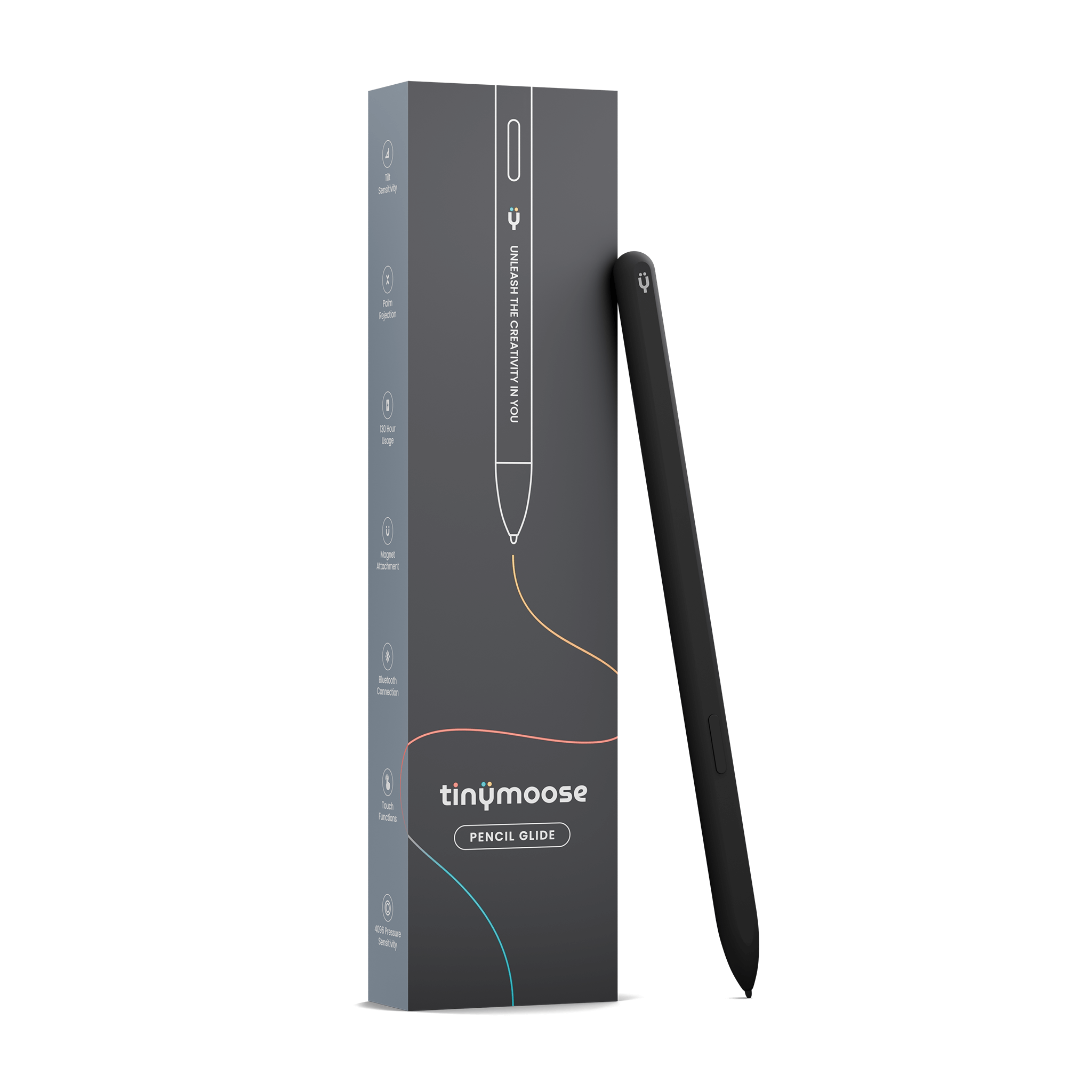 Pencil Glide | (Midnight Black) Compatible with Samsung Galaxy Tab S7, S8, S9 & other EMR-supported tablets