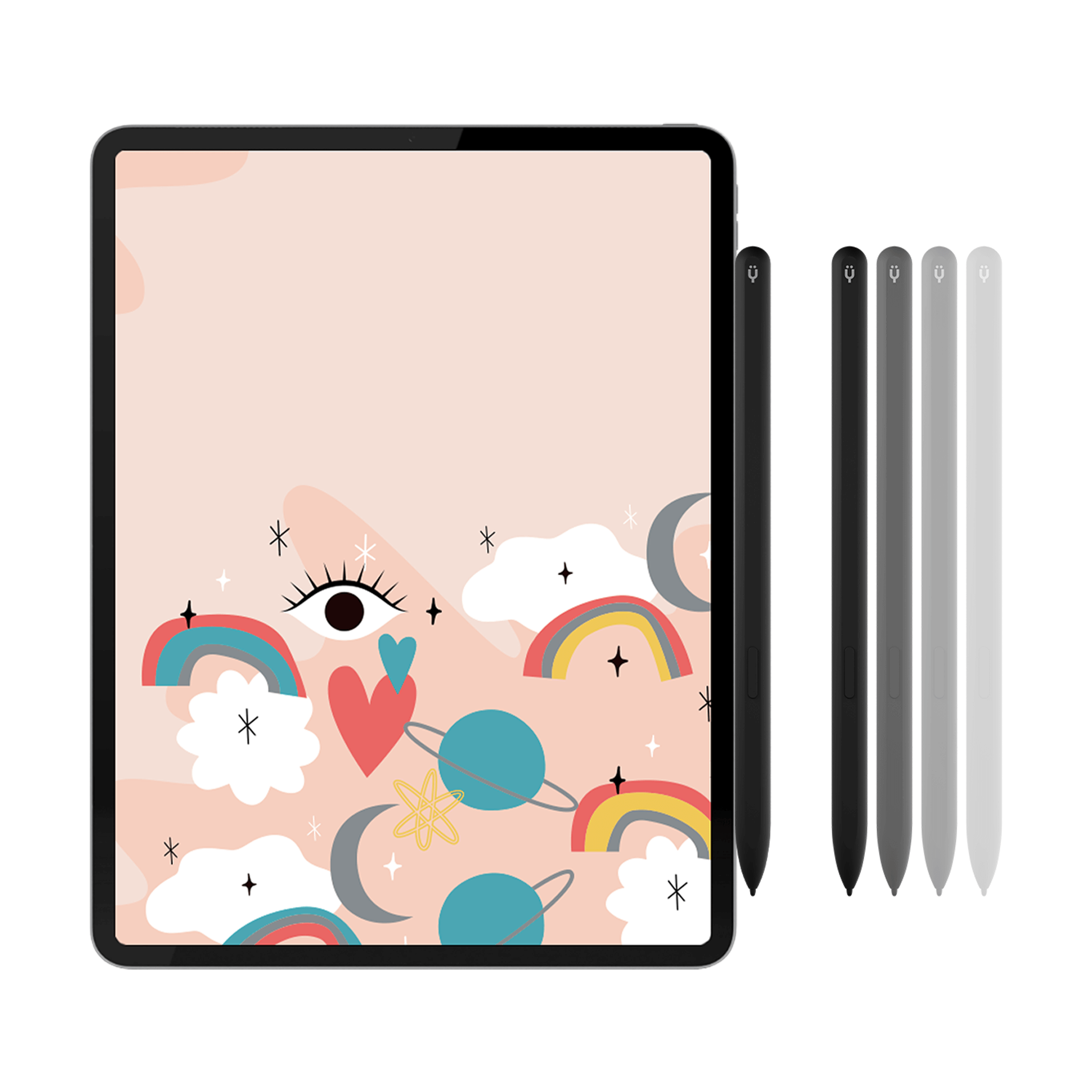 Pencil Glide | (Midnight Black) Compatible with Samsung Galaxy Tab S7, S8, S9 & other EMR-supported tablets