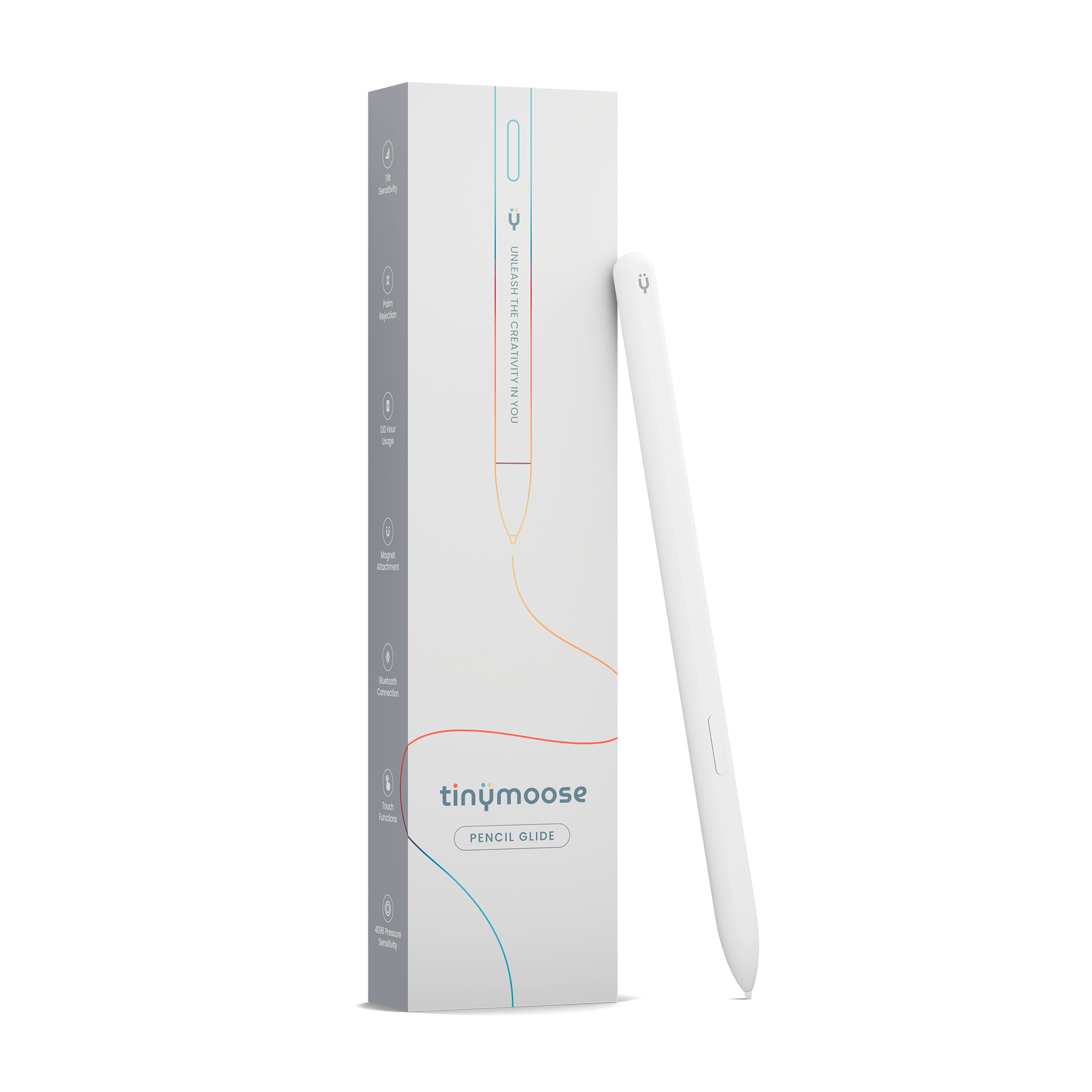 Pencil Glide | (Alpine White) Compatible with Samsung Galaxy Tab S7, S8, S9 & other EMR-supported tablets