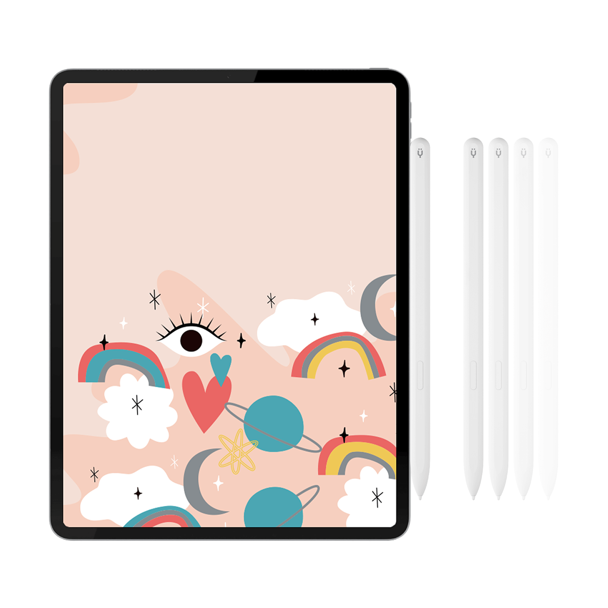 Pencil Glide | (Alpine White) Compatible with Samsung Galaxy Tab S7, S8, S9 & other EMR-supported tablets