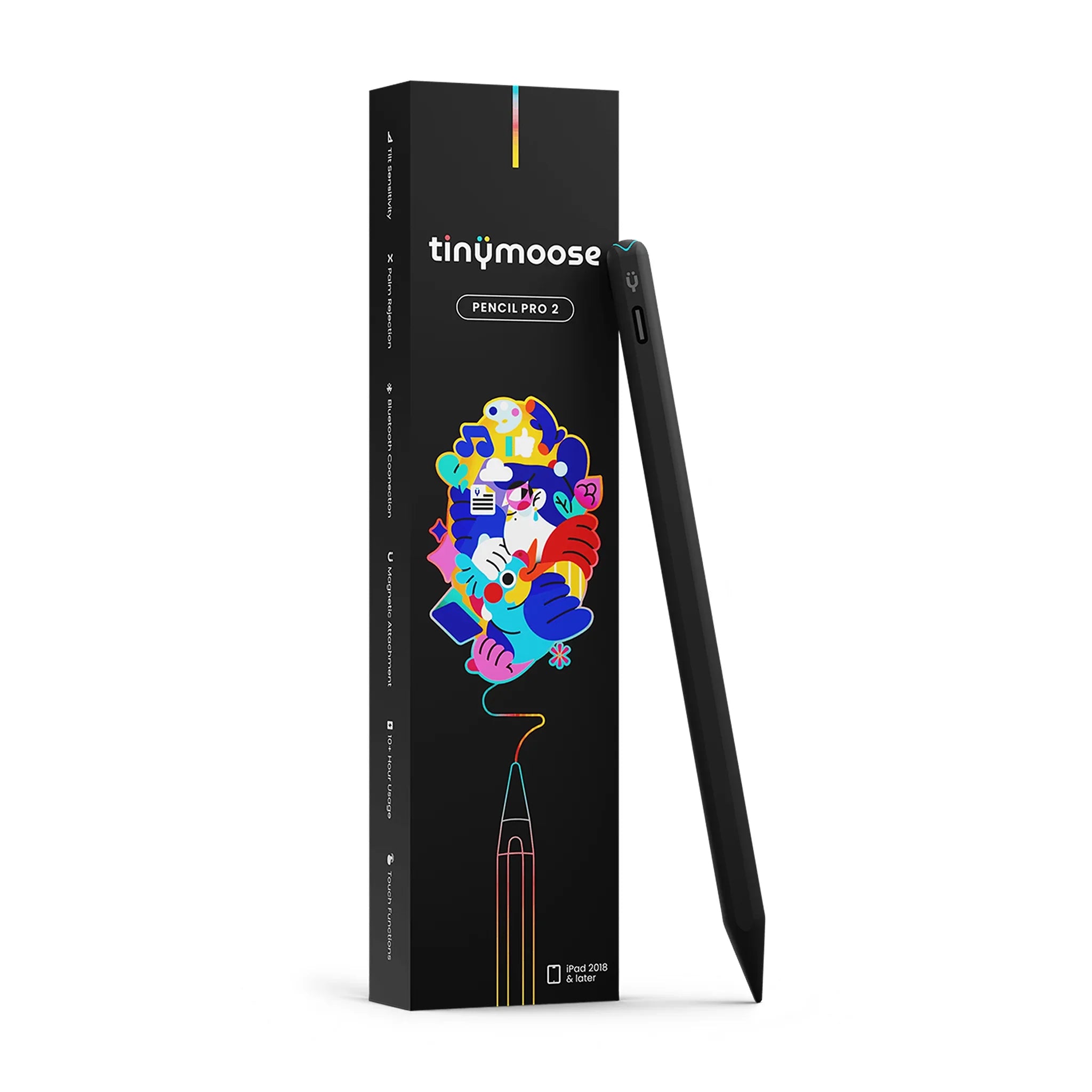 Pencil Pro 2 | Midnight Black - With Gesture Controls