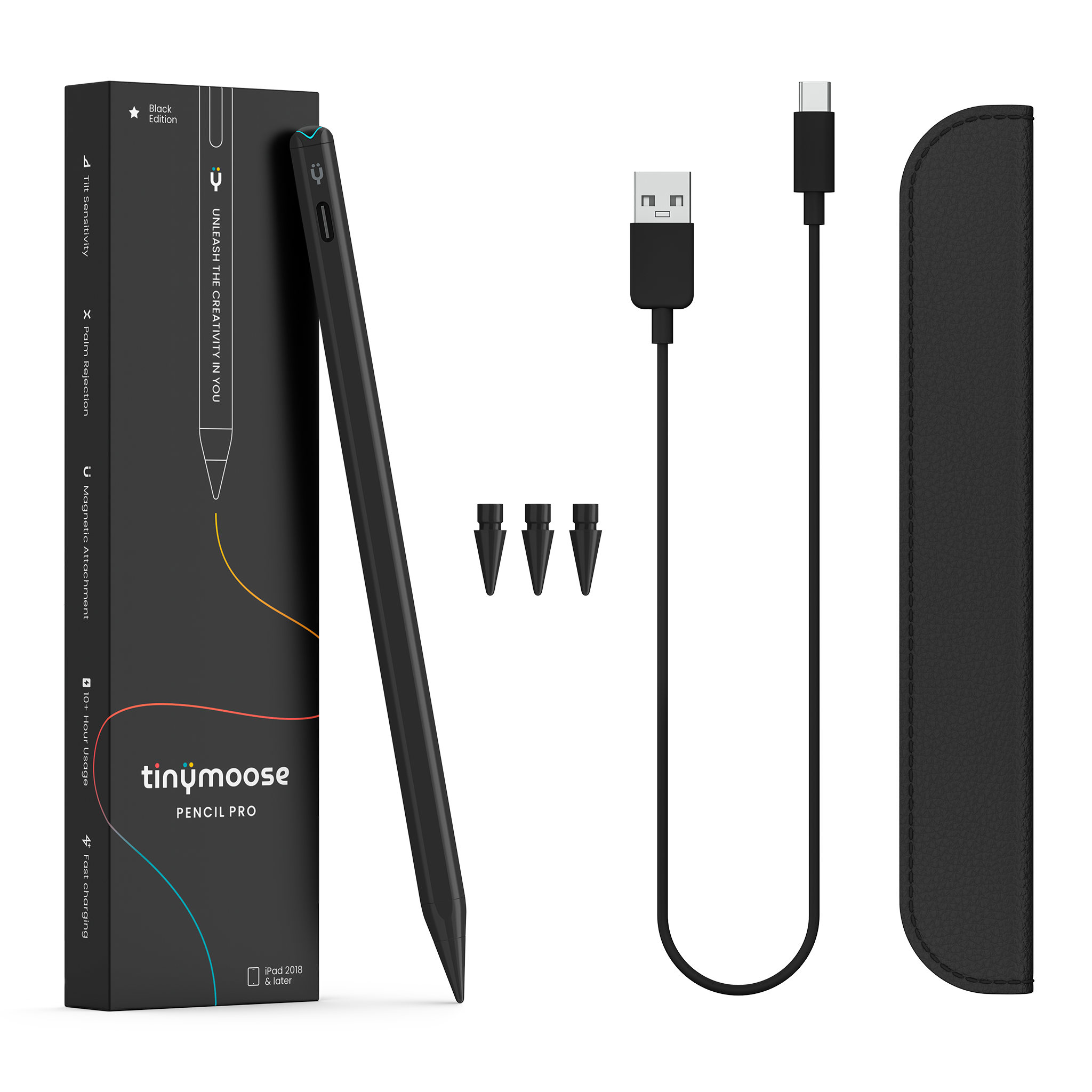 Pencil Pro - With USB-C Charging | Black Edition