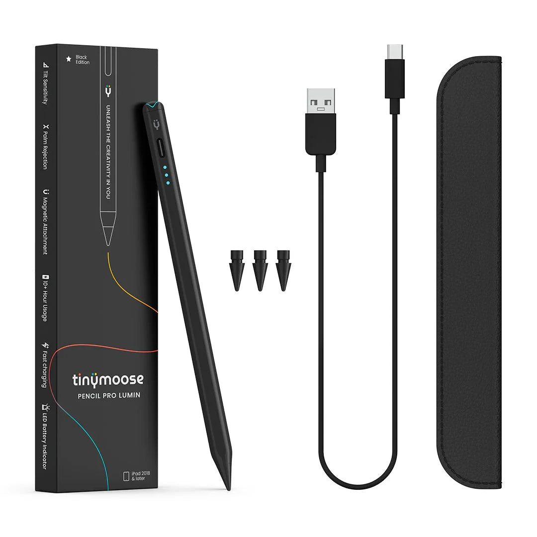 Pencil Pro Lumin Alpine White – iPad stylus with LED and palm rejection