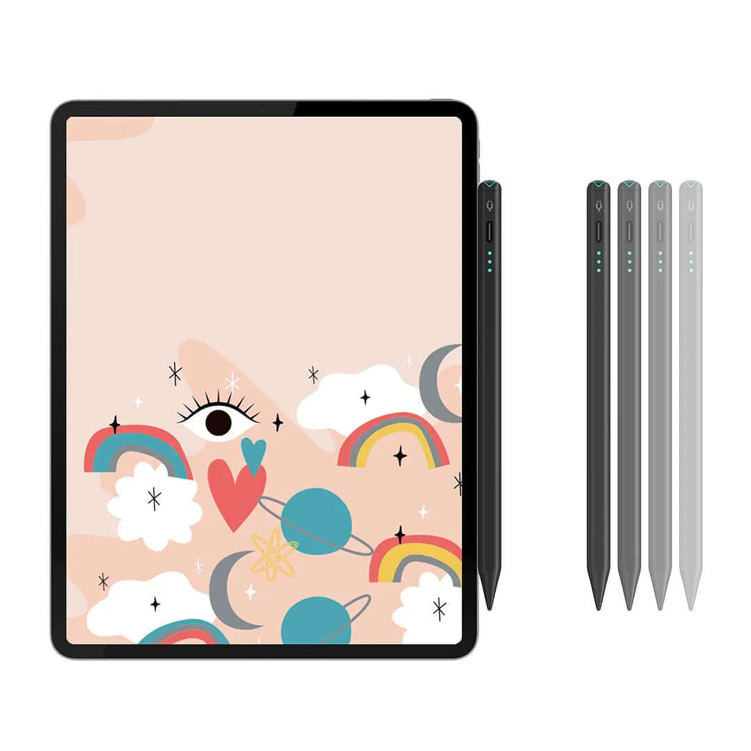 Pencil Pro Lumin Alpine White – iPad Pen with LED and palm rejection magnetic attachment