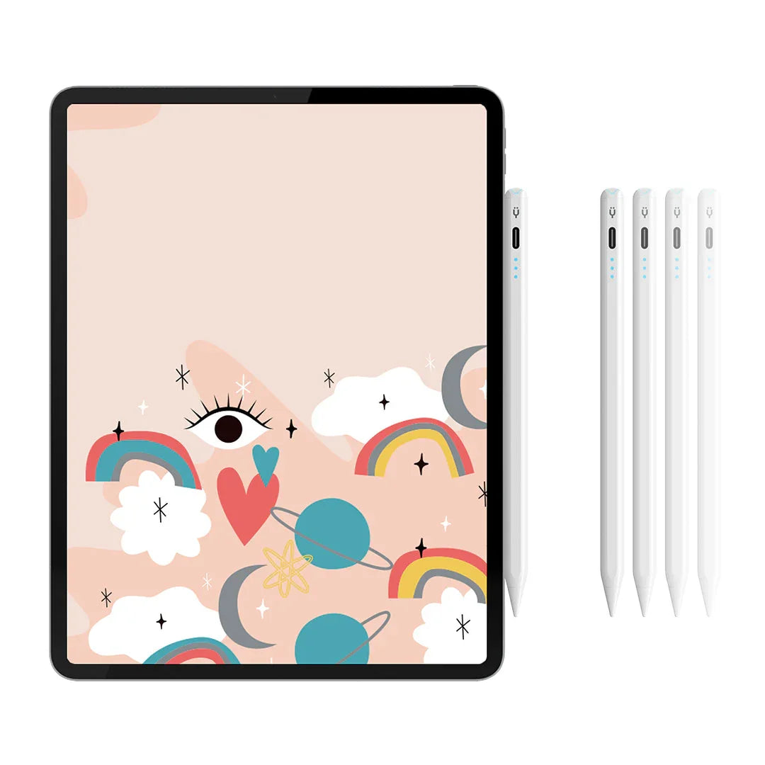 Pencil Pro Lumin Alpine White – iPad stylus with LED and palm rejection