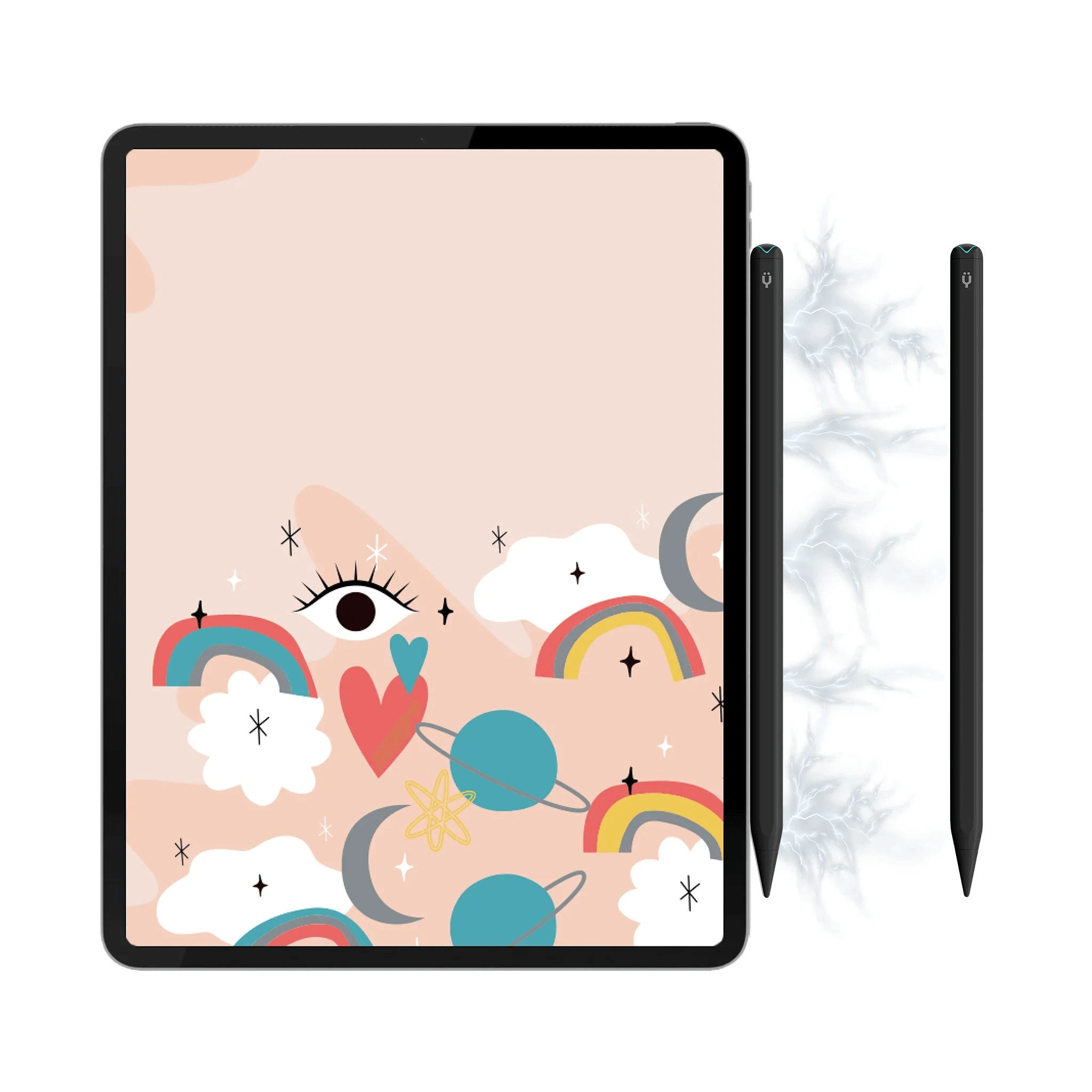 Pencil Pro Plus - iPad Pen with Wireless Charging – Midnight Black with magnetic charging