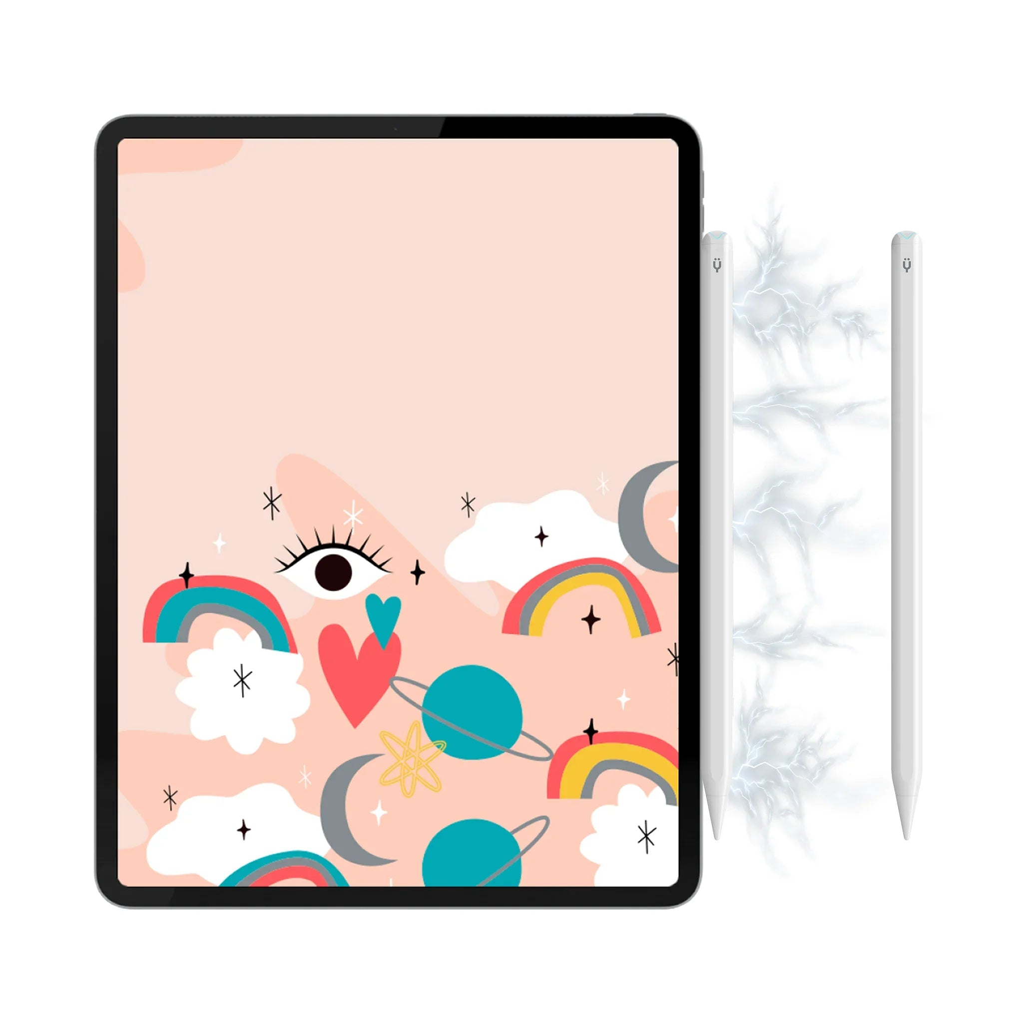 Pencil Pro Plus | Wireless Charging iPad Pen showing magnetic charging