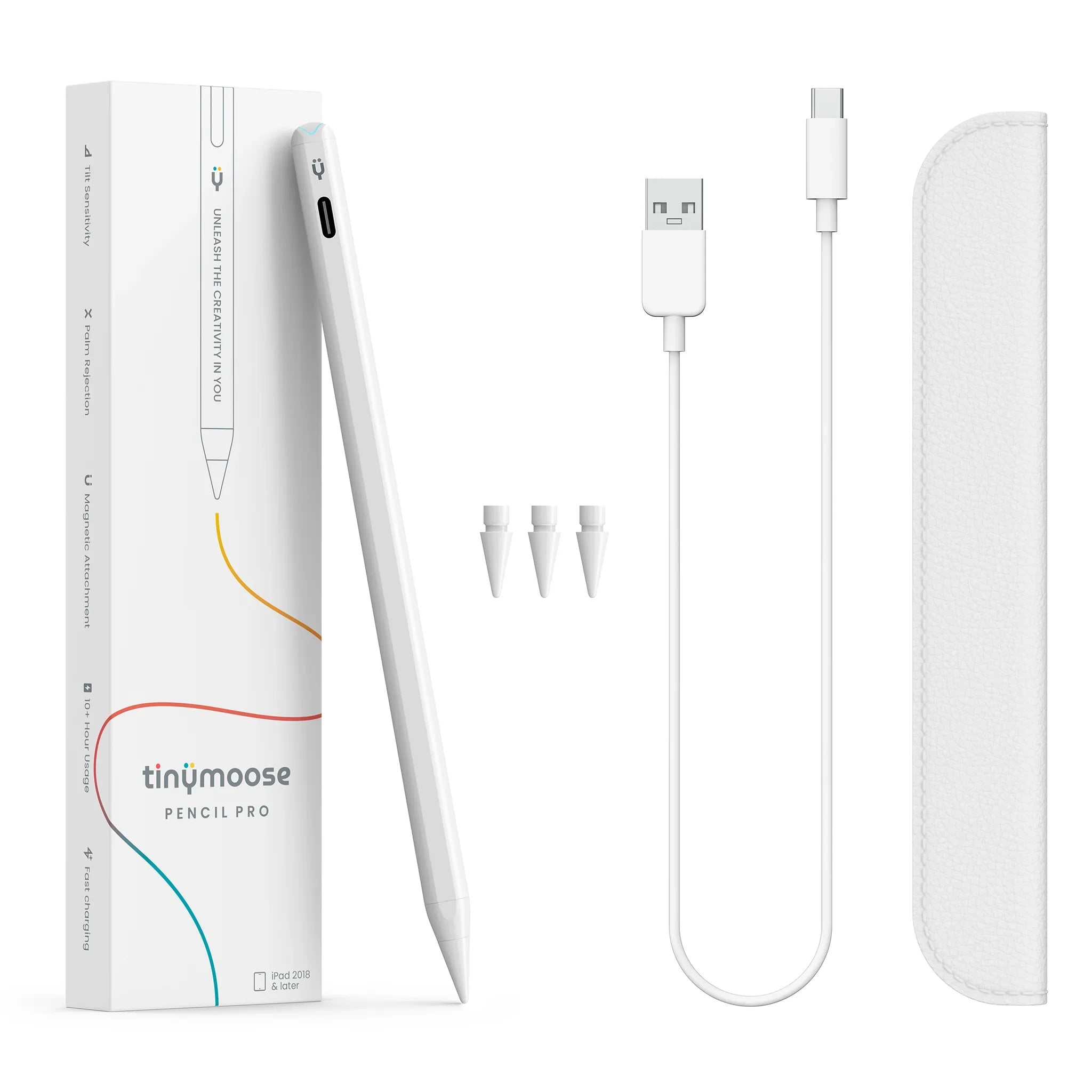 Pencil Pro - Med USB-C-laddning | Pearl White