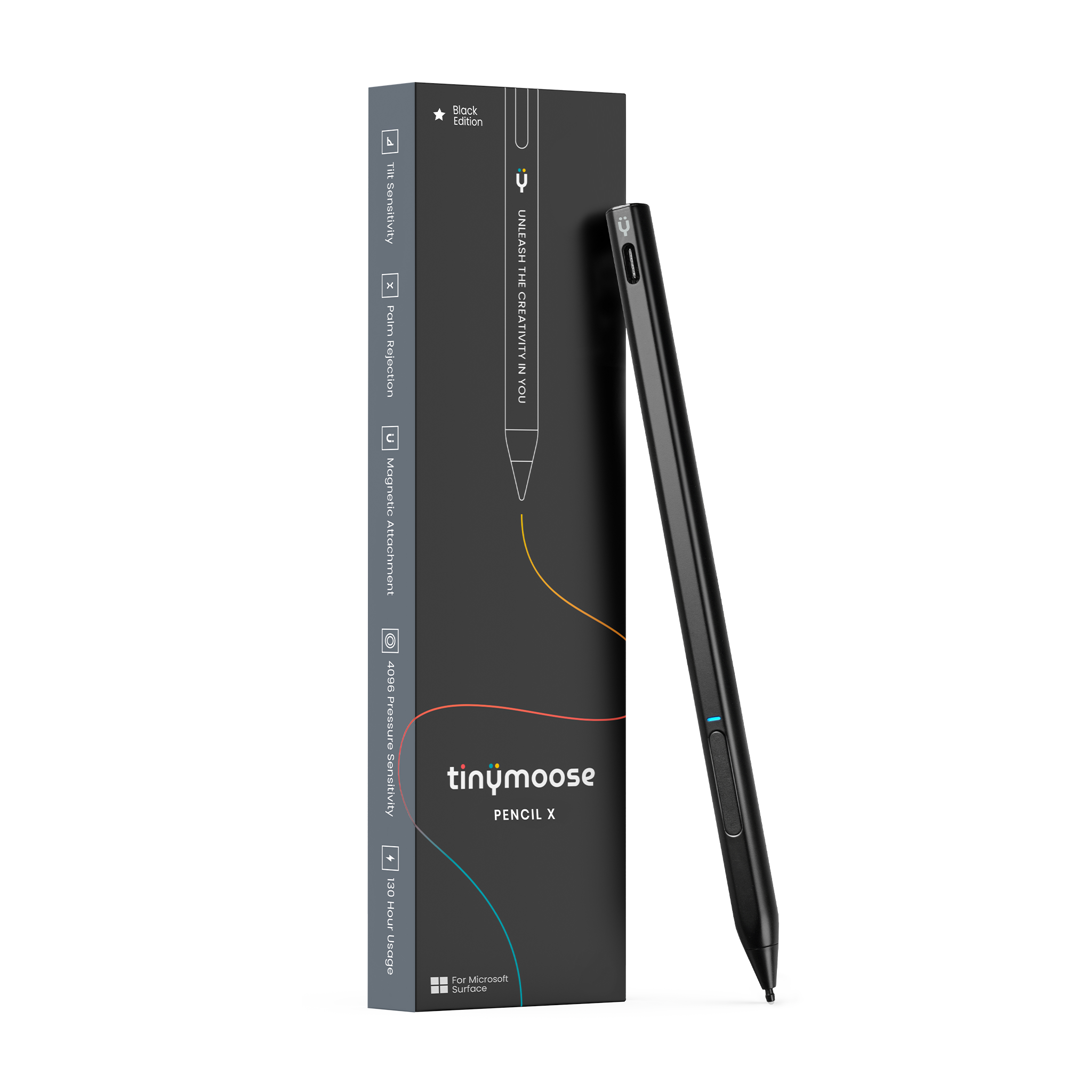 Pencil X – For Microsoft Surface Devices Supporting MPP Protocol - Black