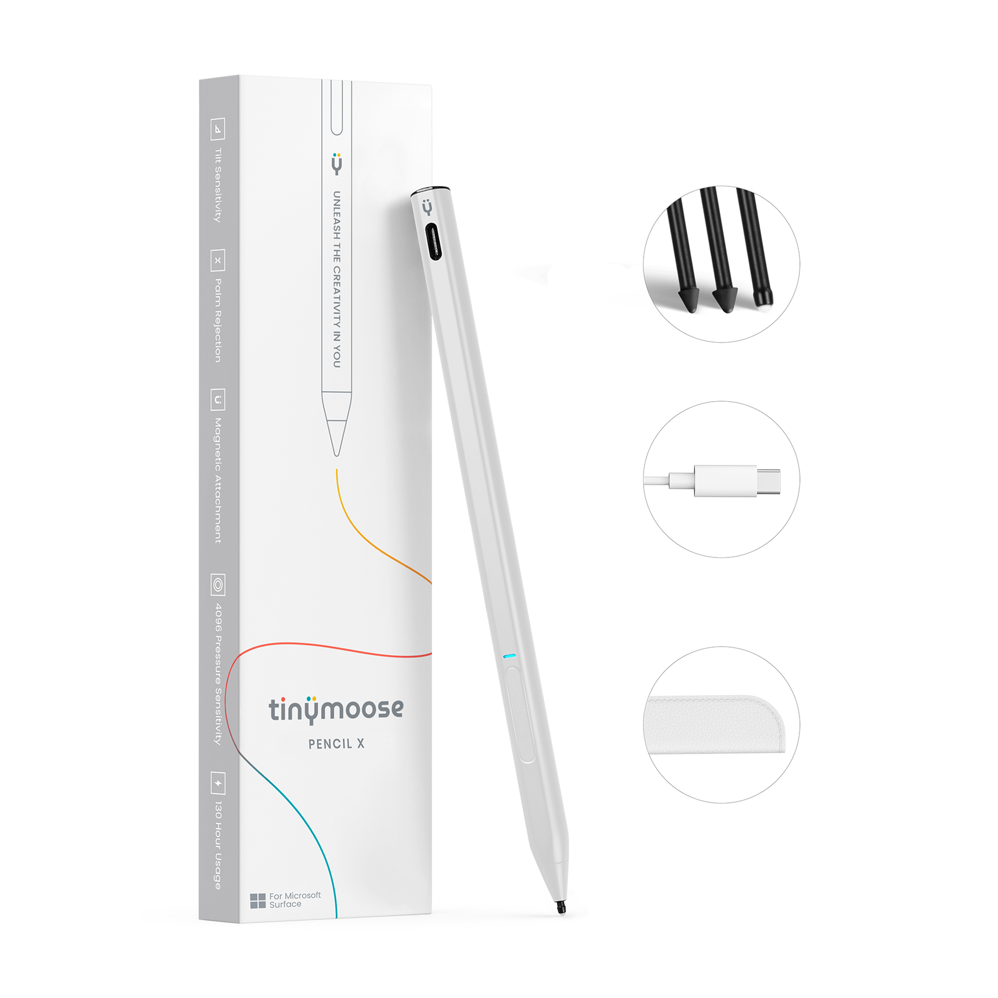 Pencil X – Voor Microsoft Surface-apparaten met MPP-protocol - Wit