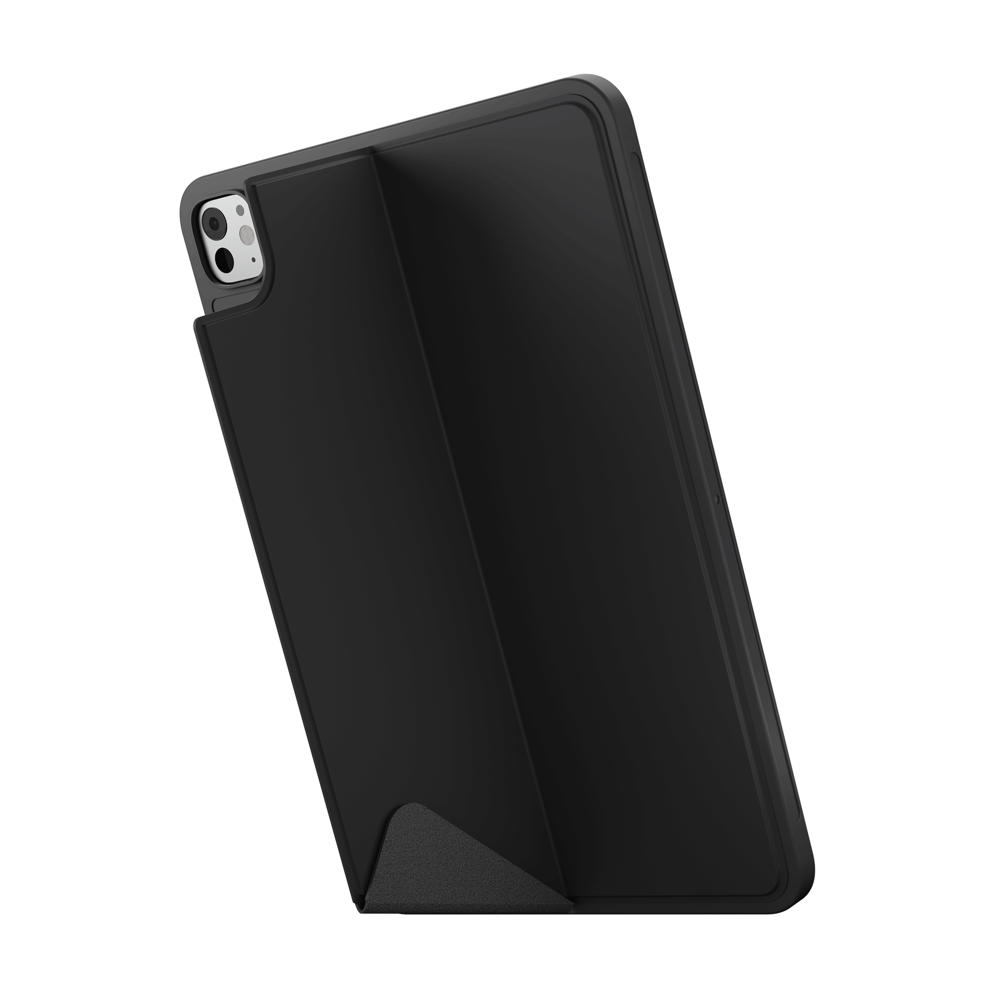 SpacePad iPad Keyboard - Black - (iPad 11 (A16) / iPad 10th Gen) back view case design.