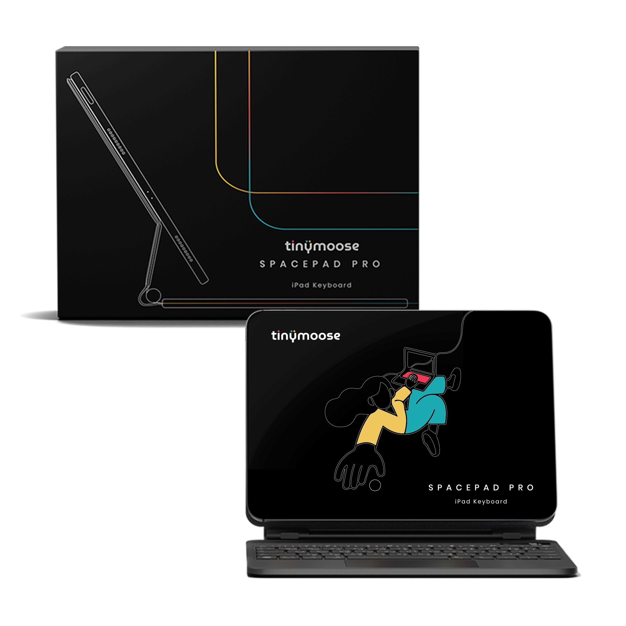 SpacePad Pro iPad Keyboard - Black - (iPad Pro 11" (M4/2024)-(M5/2025))