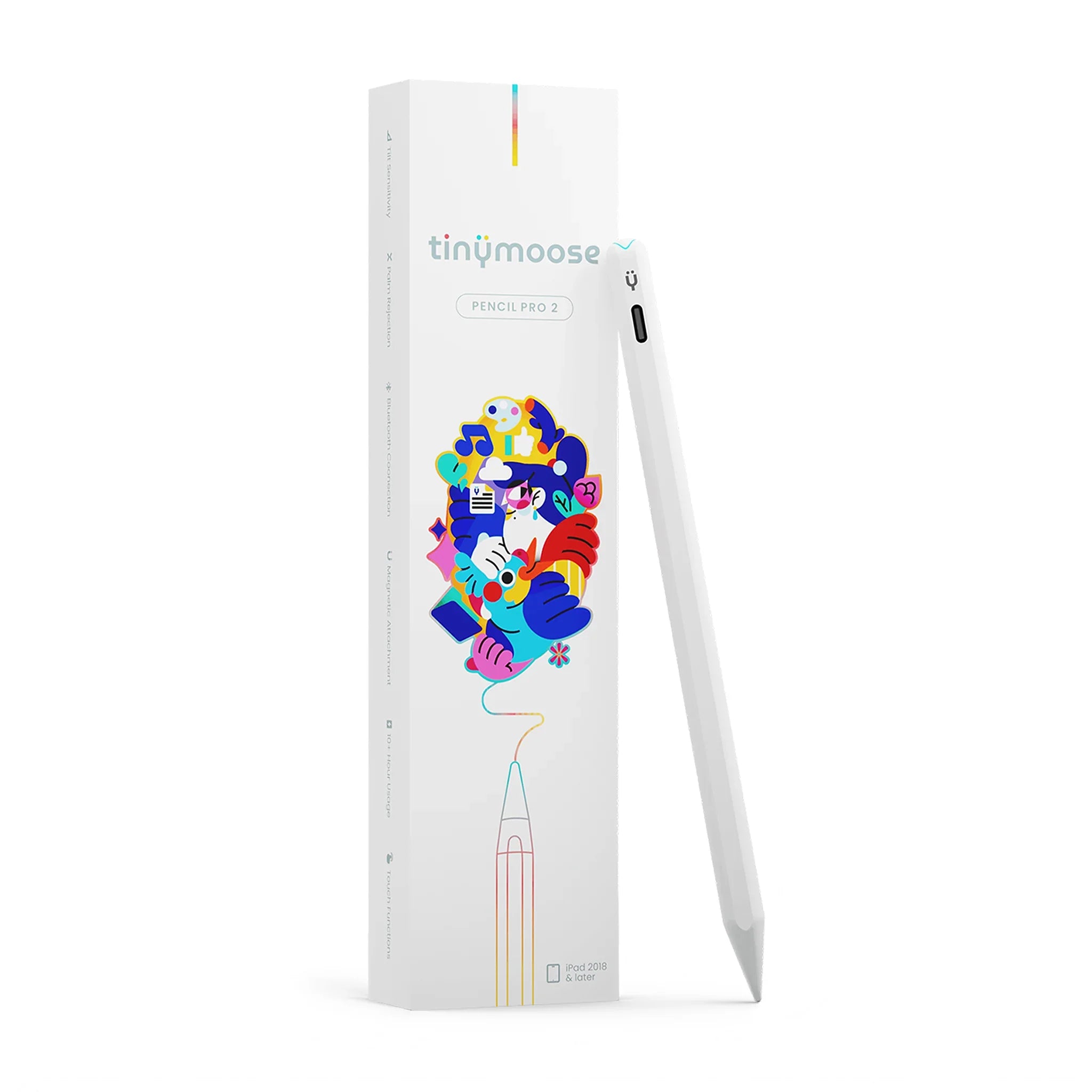 Pencil Pro 2 | Alpine White - Mit Gestensteuerung