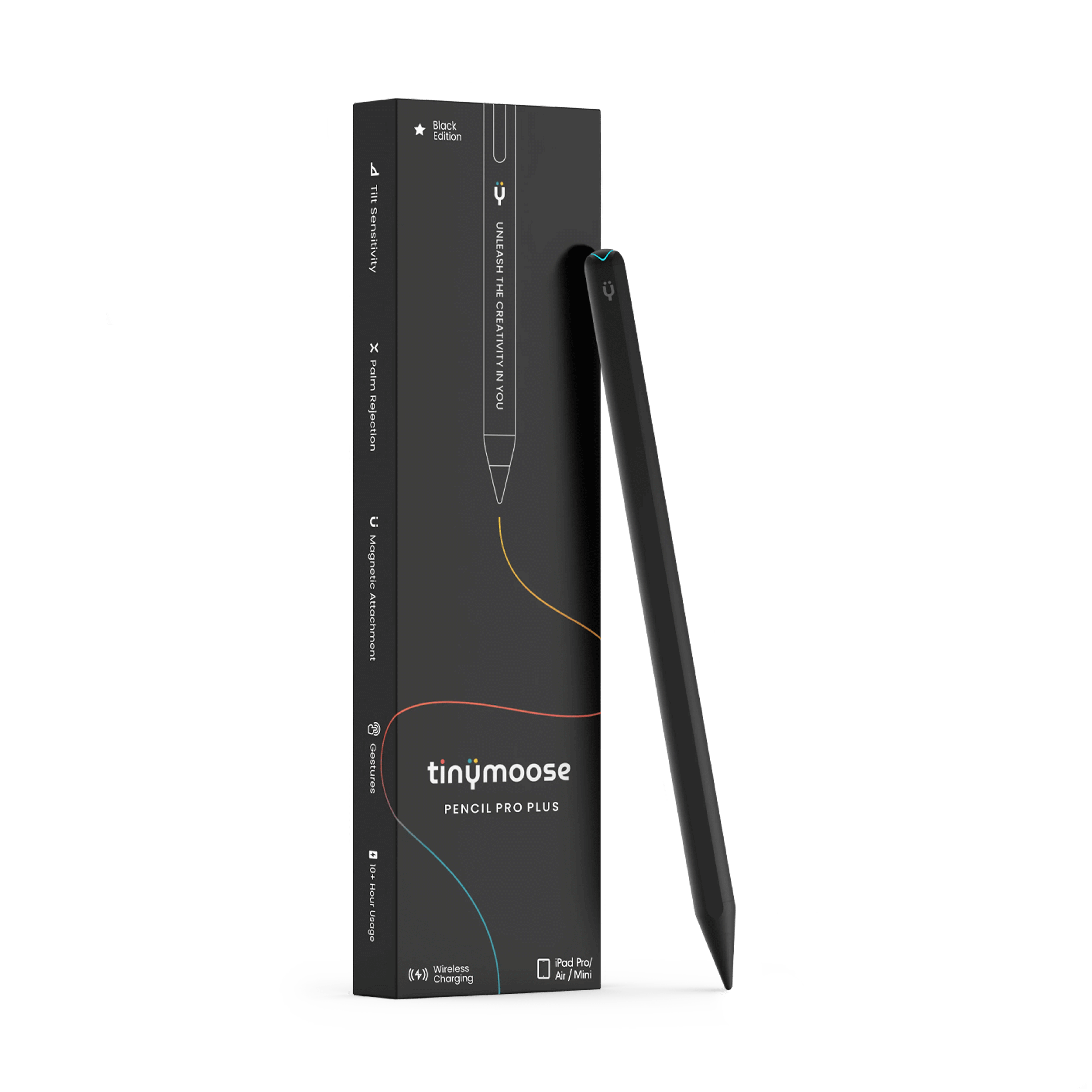 Pencil Pro Plus - iPad Pen with Wireless Charging – Midnight Black packaging