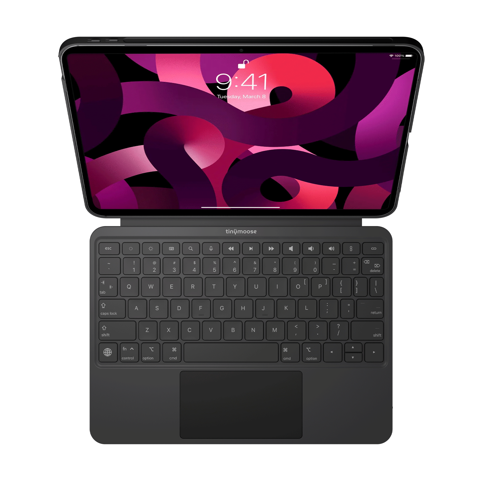 SpacePad iPad Keyboard - Black - (iPad 11 (A16) / iPad 10th Gen) with a modern design and a responsive typing experience.