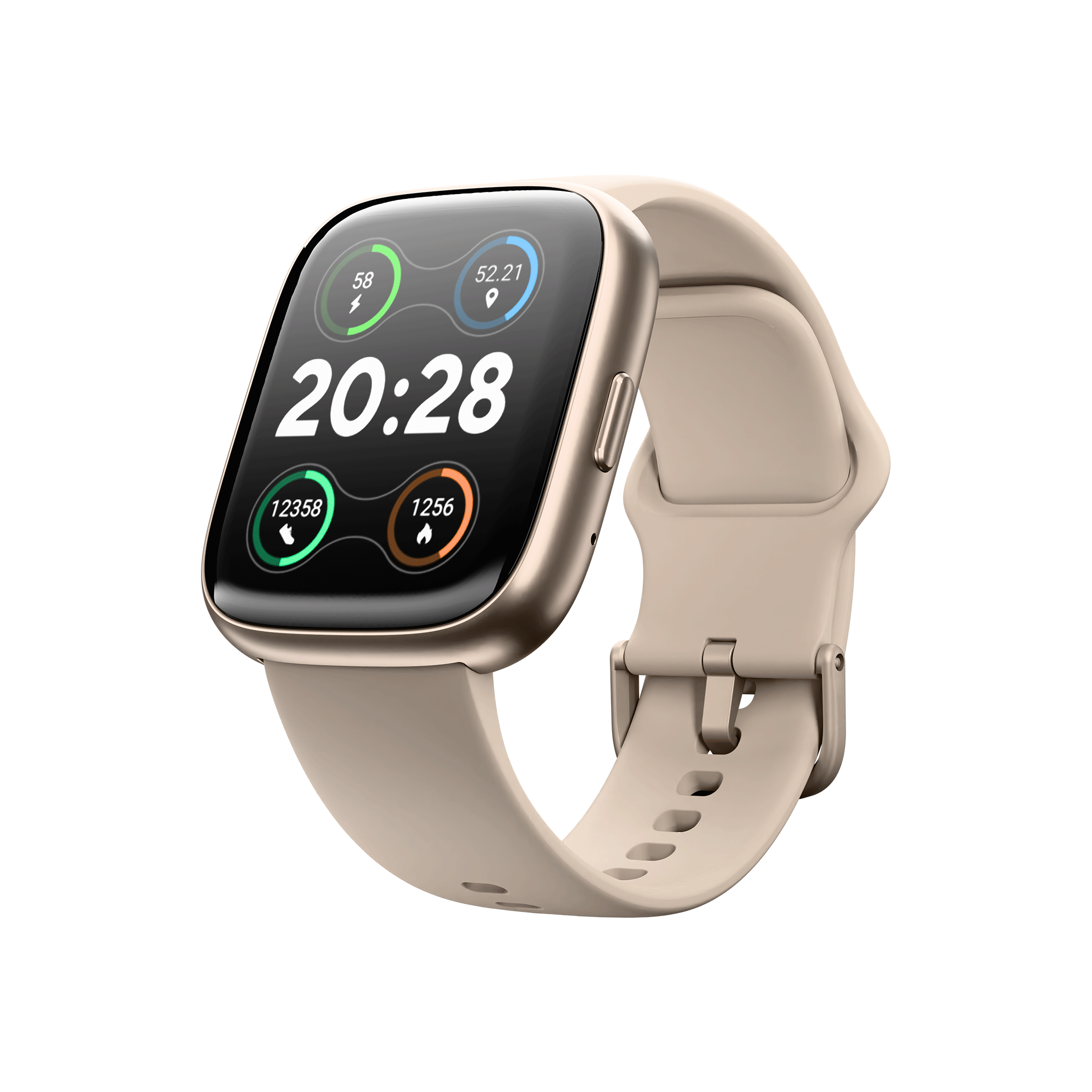 Tempo Go Smartwatch with 100 Sports Modes & Heart Rate Monitoring - Pink Mist