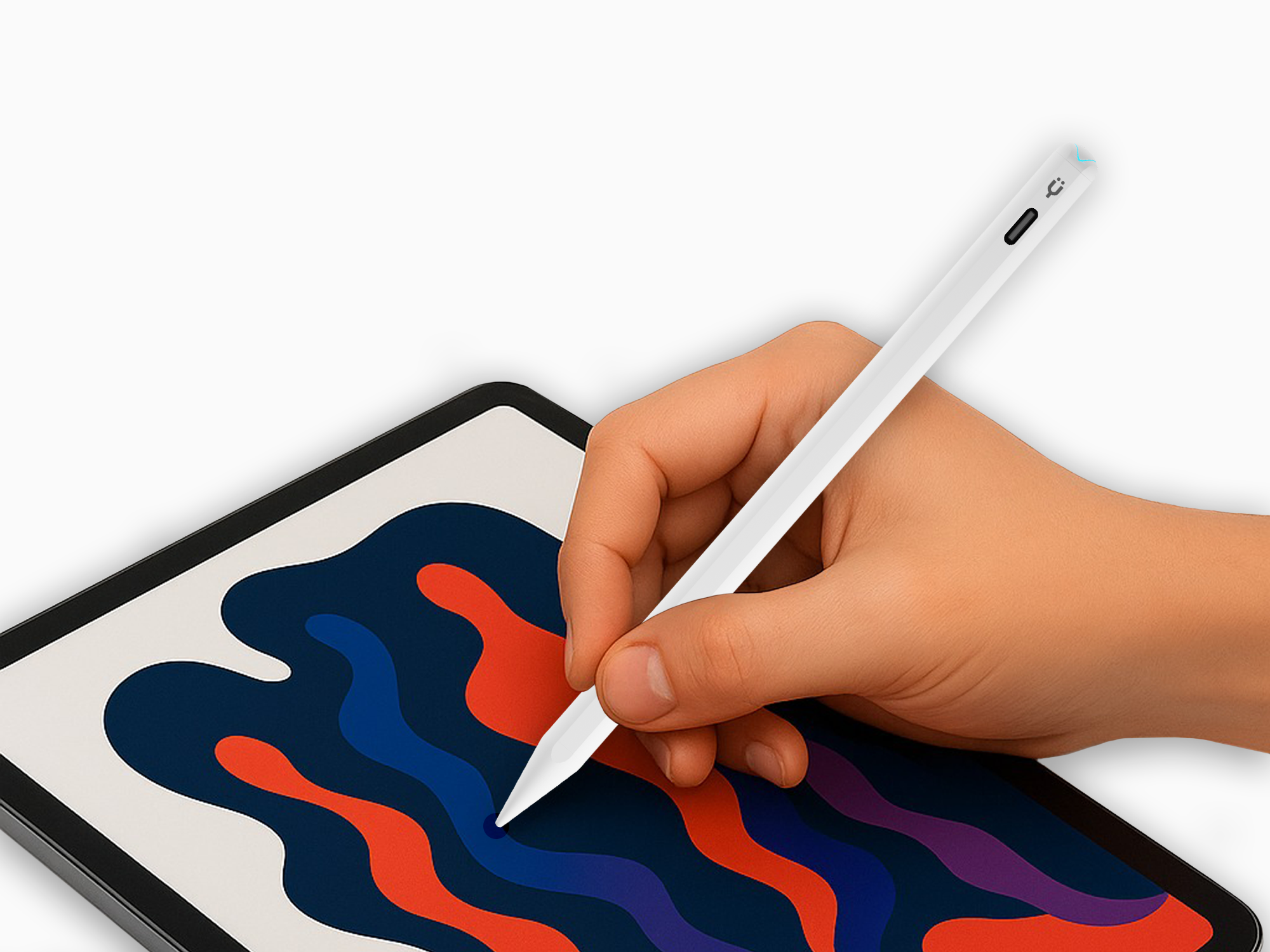 Tinymoose Pencil Pro 2 – Bluetooth iPad stylus with palm rejection, tilt support, and battery display on iPad | قلم تاينيموس برو ٢ – قلم بلوتوث للآيباد مع راحة يد، دعم الميلان، ويعرض البطارية على شاشة الآيباد