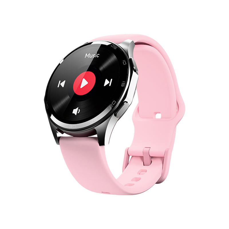 Atlas Smartwatch | GPS, AMOLED & 15-Day Battery and music controls - Shadow Pink