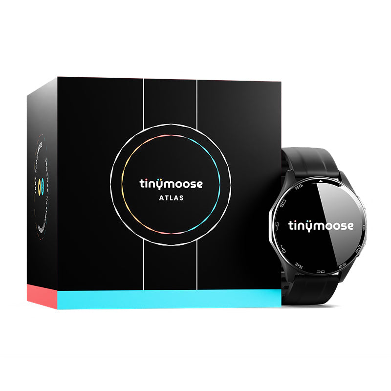 Atlas Smartwatch | GPS, AMOLED & 15-Day Battery with gift box - Midnight Black