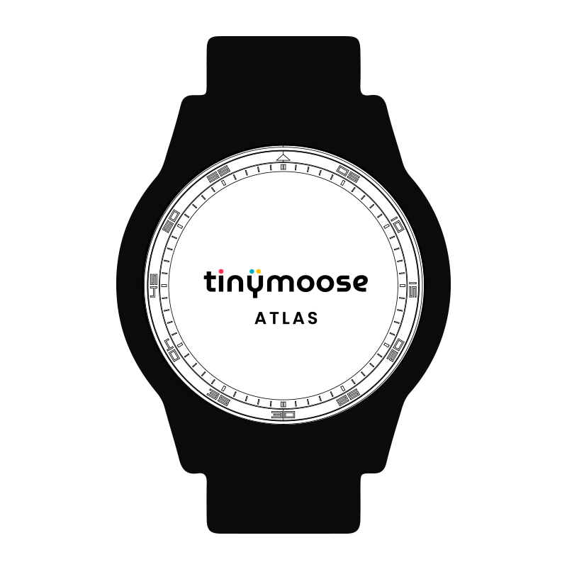Tinymoose Atlas Smartwatch – AMOLED fitness smartwatch compatible with Android, Huawei, and iOS. | ساعة تاينيموس أطلس – ساعة ذكية بشاشة AMOLED للياقة، متوافقة مع أندرويد، هواوي وiOS.