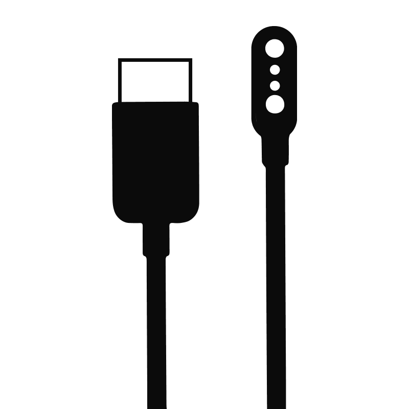 Tinymoose Tempo Smartwatch charger – magnetic USB cable for Android, iPhone, Huawei, and Samsung. | شاحن ساعة تاينيموس تيمبو – كابل USB مغناطيسي متوافق مع أجهزة أندرويد، آيفون، هواوي، وسامسونج.