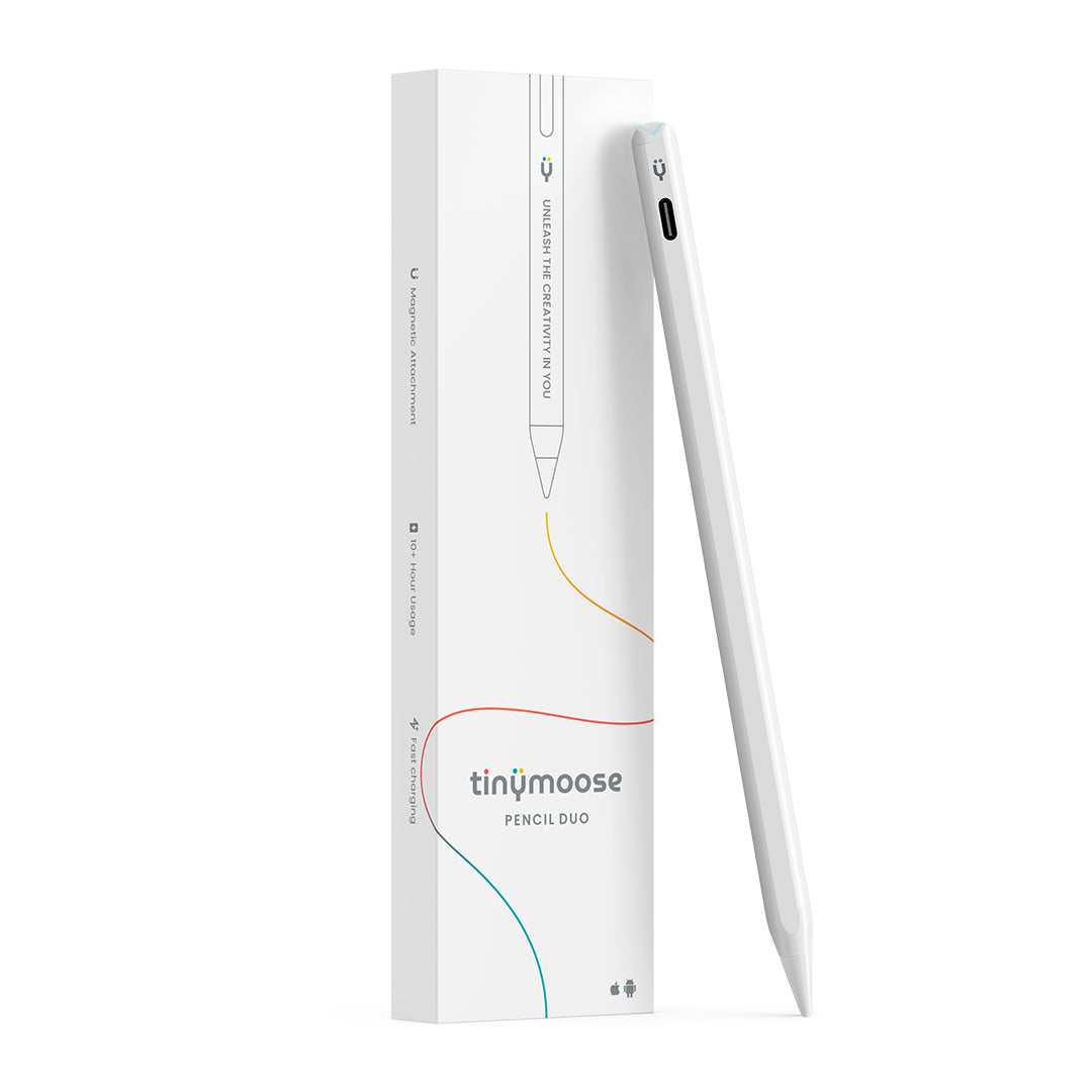 Tinymoose Pencil Duo White