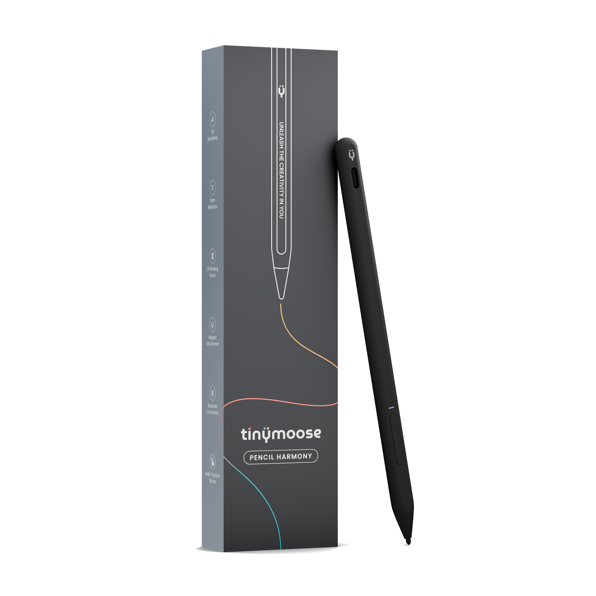 Pencil Harmony (Black) – Compatible with Huawei MatePad & MateBook Devices