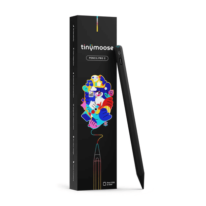Pencil Pro 2 Black | iPad Pen with Gesture Controls – Tinymoose Pencil Pro 2 Black | iPad Pen with Gesture Controls – Tinymoose