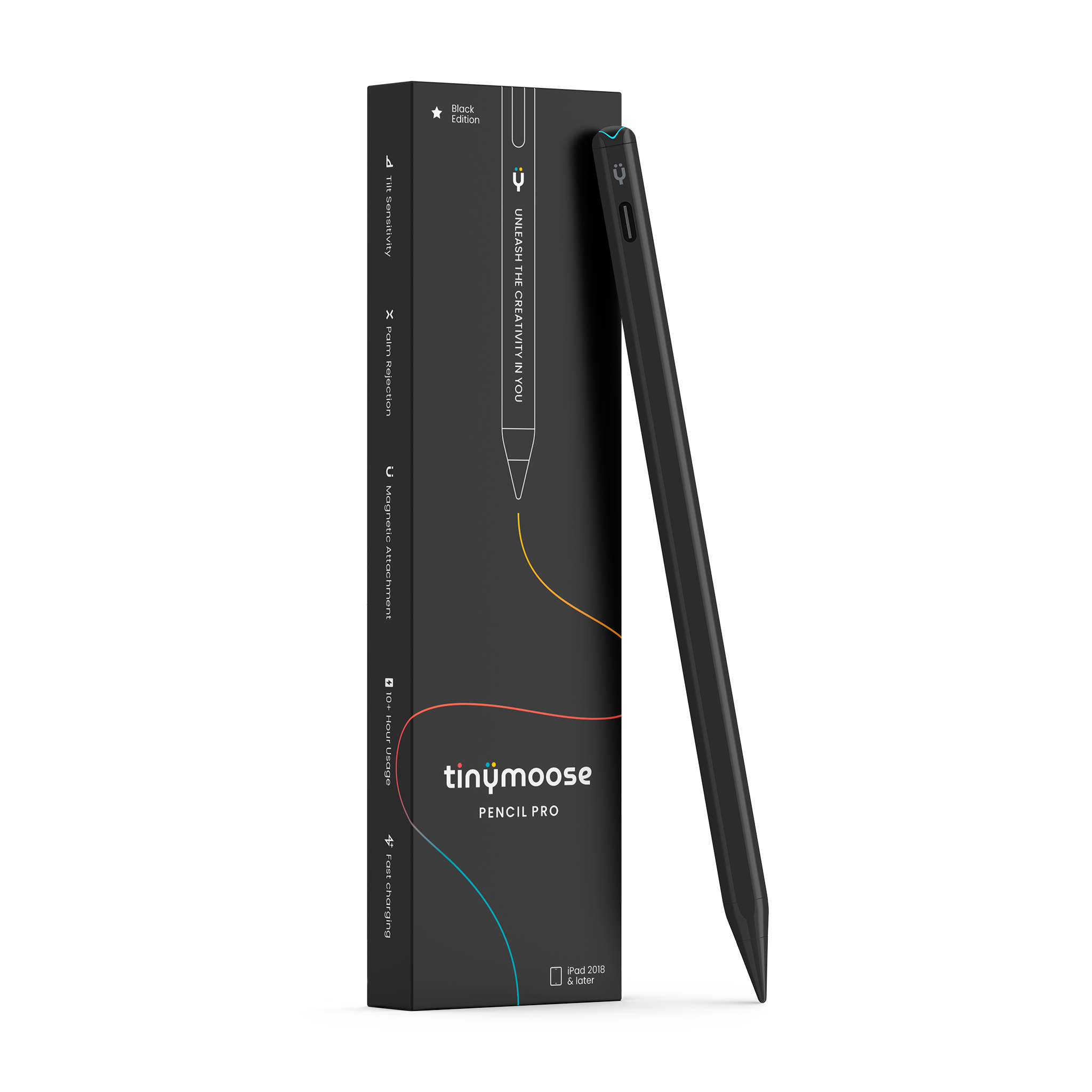 Pencil Pro (Black Edition) – Compatible with iPads (2018 and Newer)