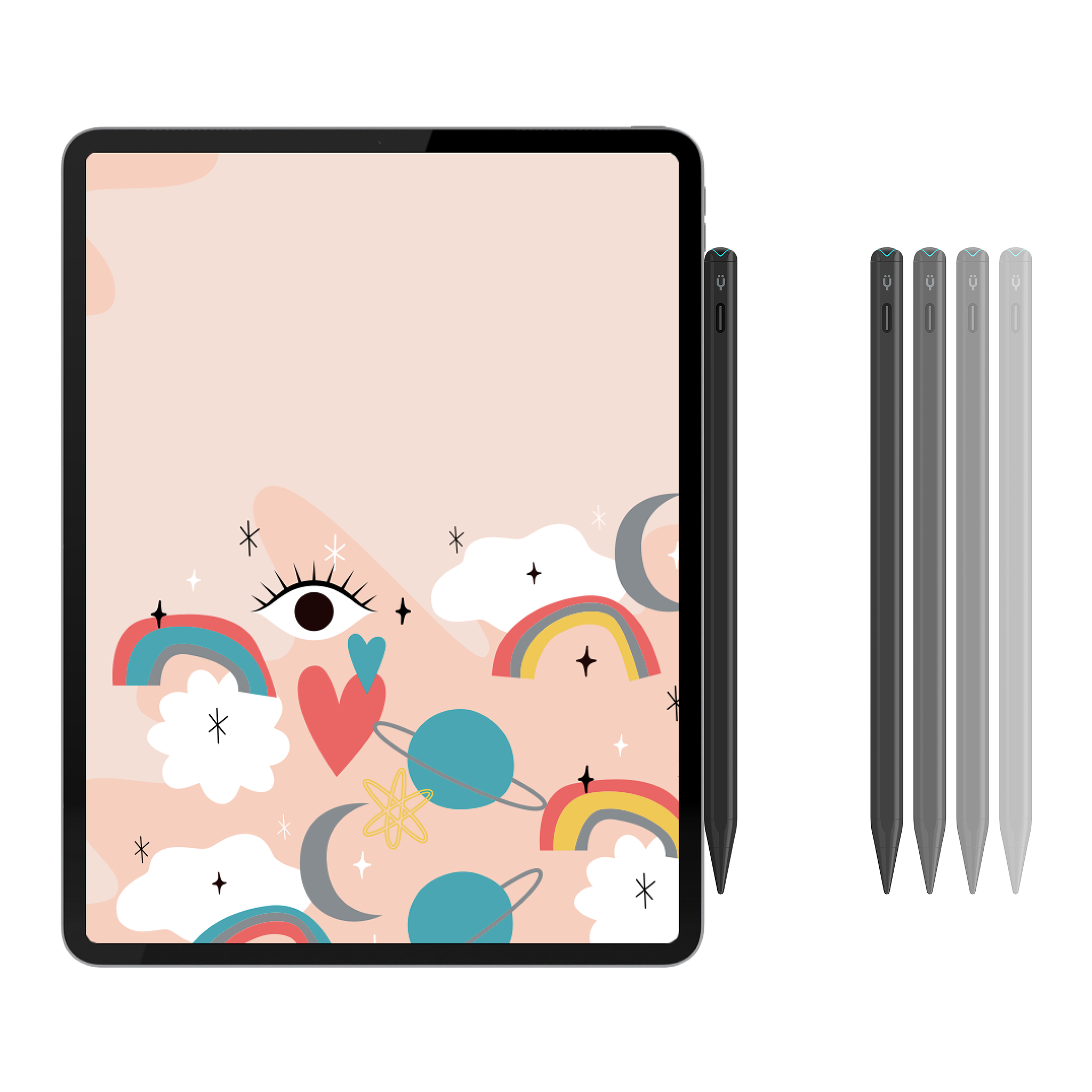 Pencil Pro (Black Edition) – Compatible with iPads (2018 and Newer)