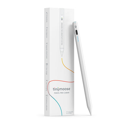 Pencil Pro Lumin Alpine White – iPad stylus with LED and palm rejection