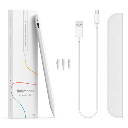 Pencil Pro (White) – Compatible with iPads (2018 and Newer)