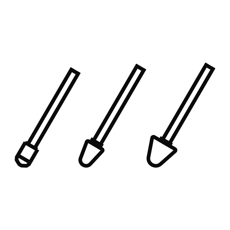 Tinymoose Pencil X – includes the stylus, 3 replacement nibs, USB-C charging cable, and a protective leather case | قلم تاينيموس إكس – يشمل القلم، ٣ رؤوس بديلة، كابل شحن USB-C، وغطاء جلدي للحماية