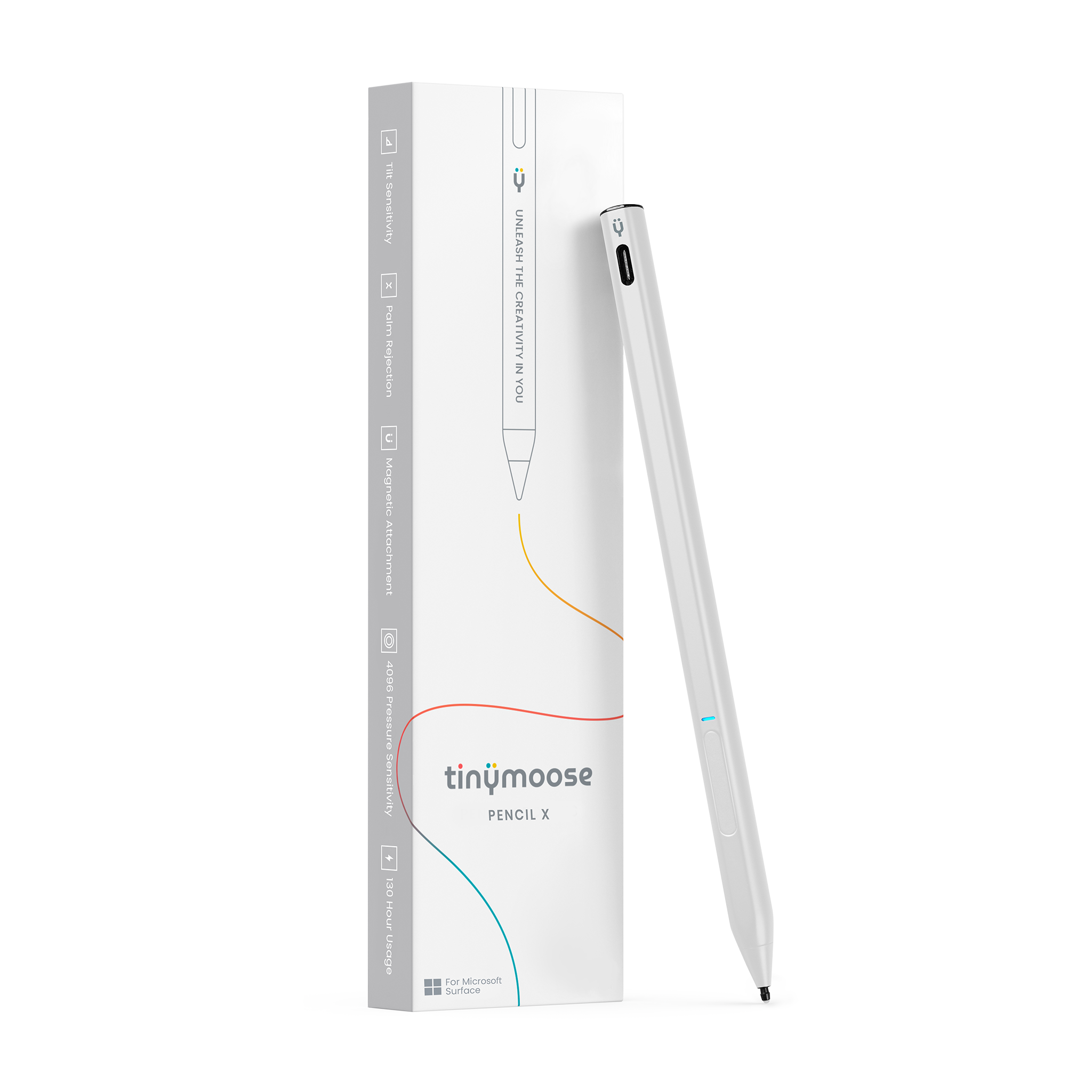 Pencil X (Black) – Compatible with Microsoft Surface Devices Supporting MPP Protocol