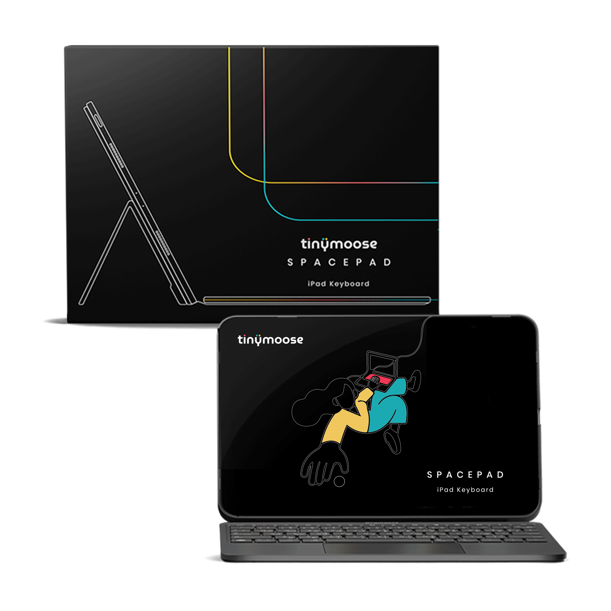 SpacePad | 2-in-1 iPad-toetsenbord voor iPad Air 13 & Pro 12.9