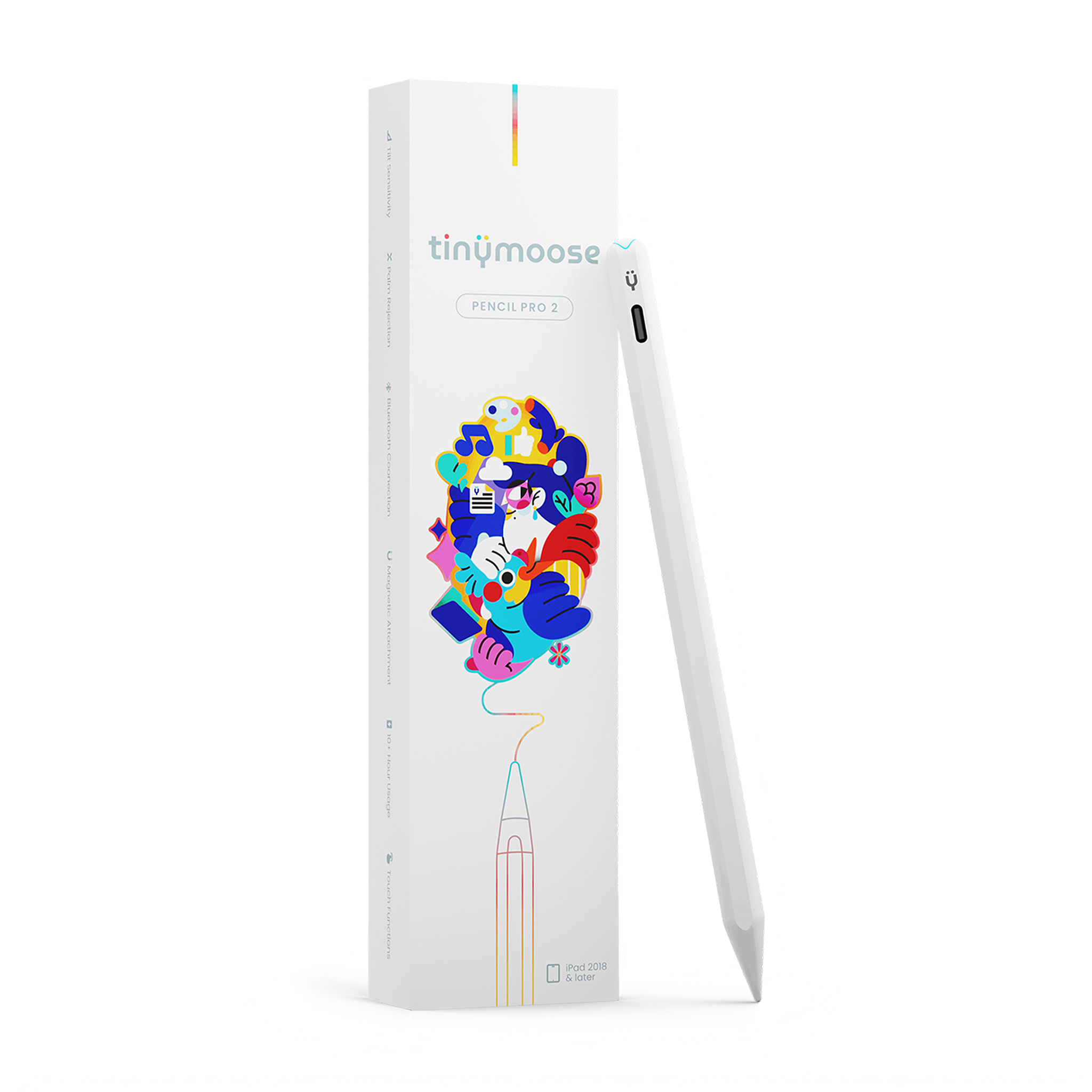 Pencil Pro 2 | Alpine White Compatible with iPads (2018 and newer)