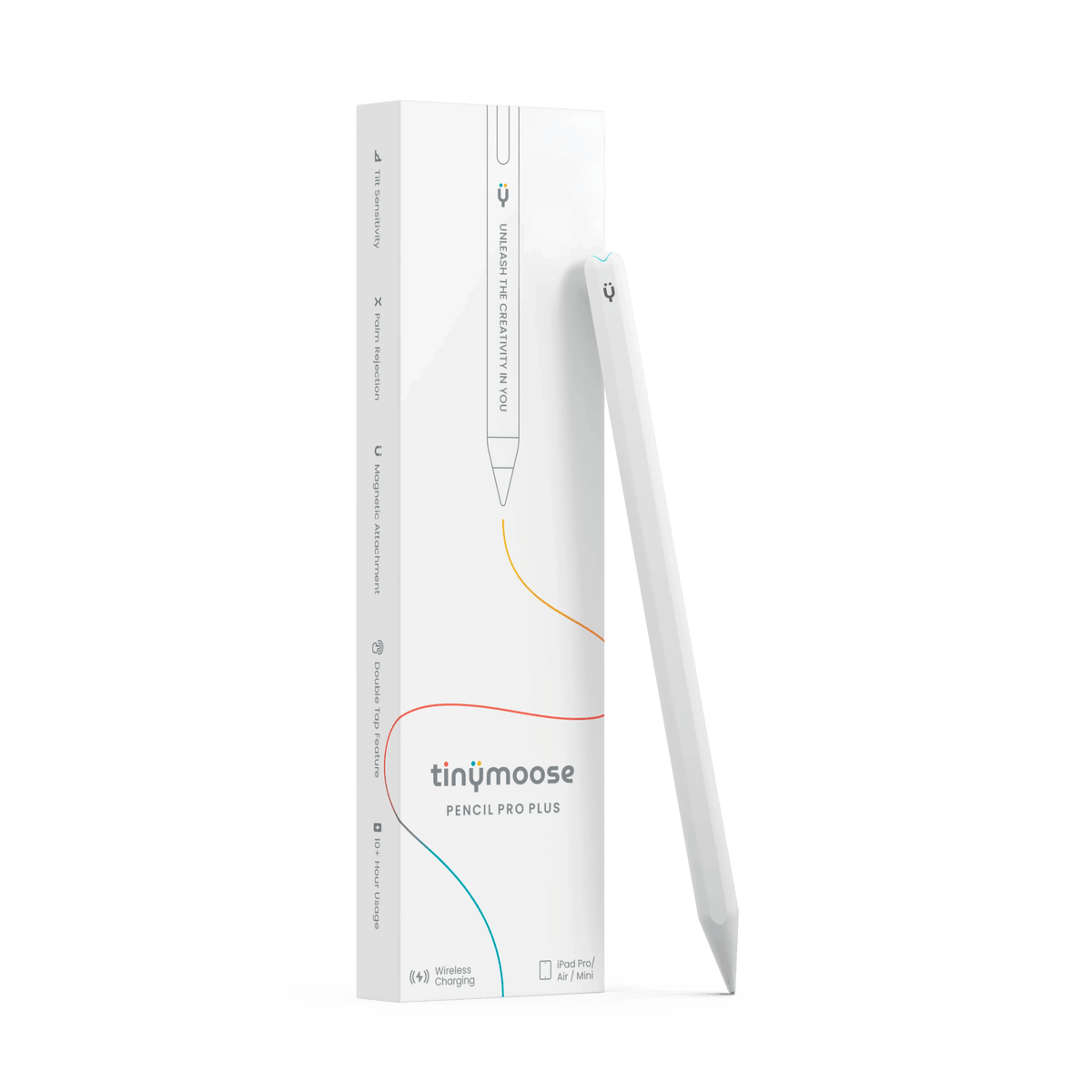 Pencil Pro Plus | Draadloos oplaadbare iPad-pen - Wit – Tinymoose