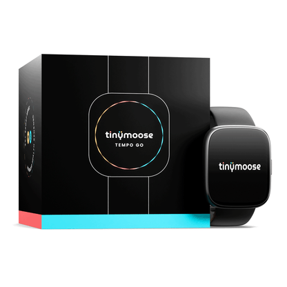 Tempo Go Smartwatch with 100 Sports Modes & Heart Rate Monitoring - Midnight Black