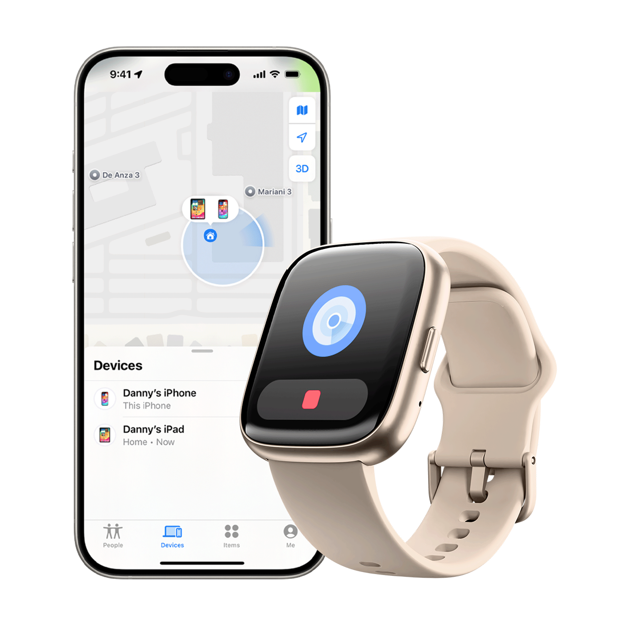 Tempo Go Smartwatch with 100 Sports Modes & Heart Rate Monitoring - Pink Mist