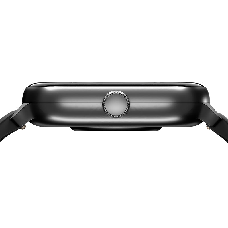 Tinymoose Tempo Smartwatch – Bluetooth calling, custom faces, sports mode - Midnight Black