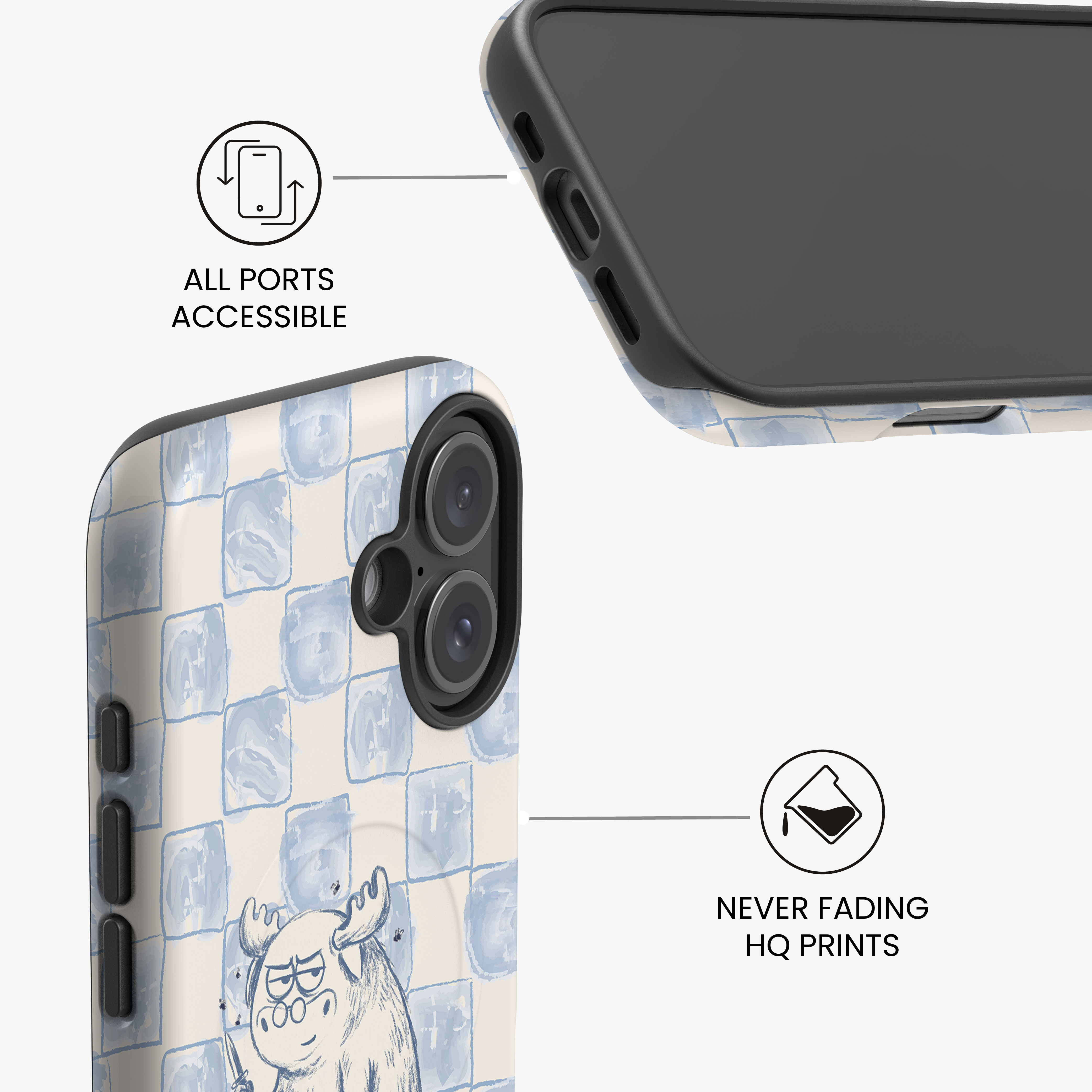 Grumpy Moose Glossy MagSafe Tough Case for iPhone